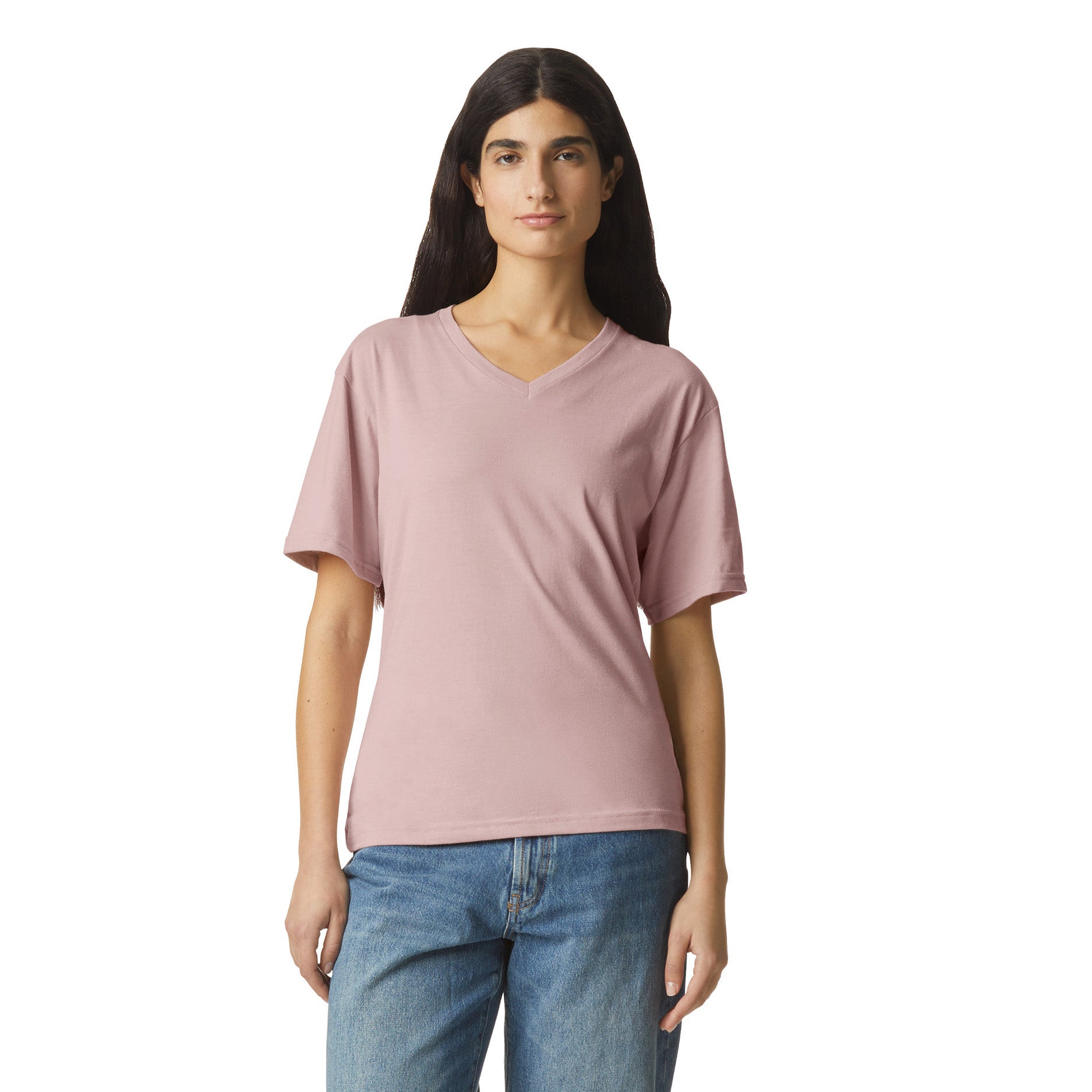 CVC Unisex V-neck T-shirt