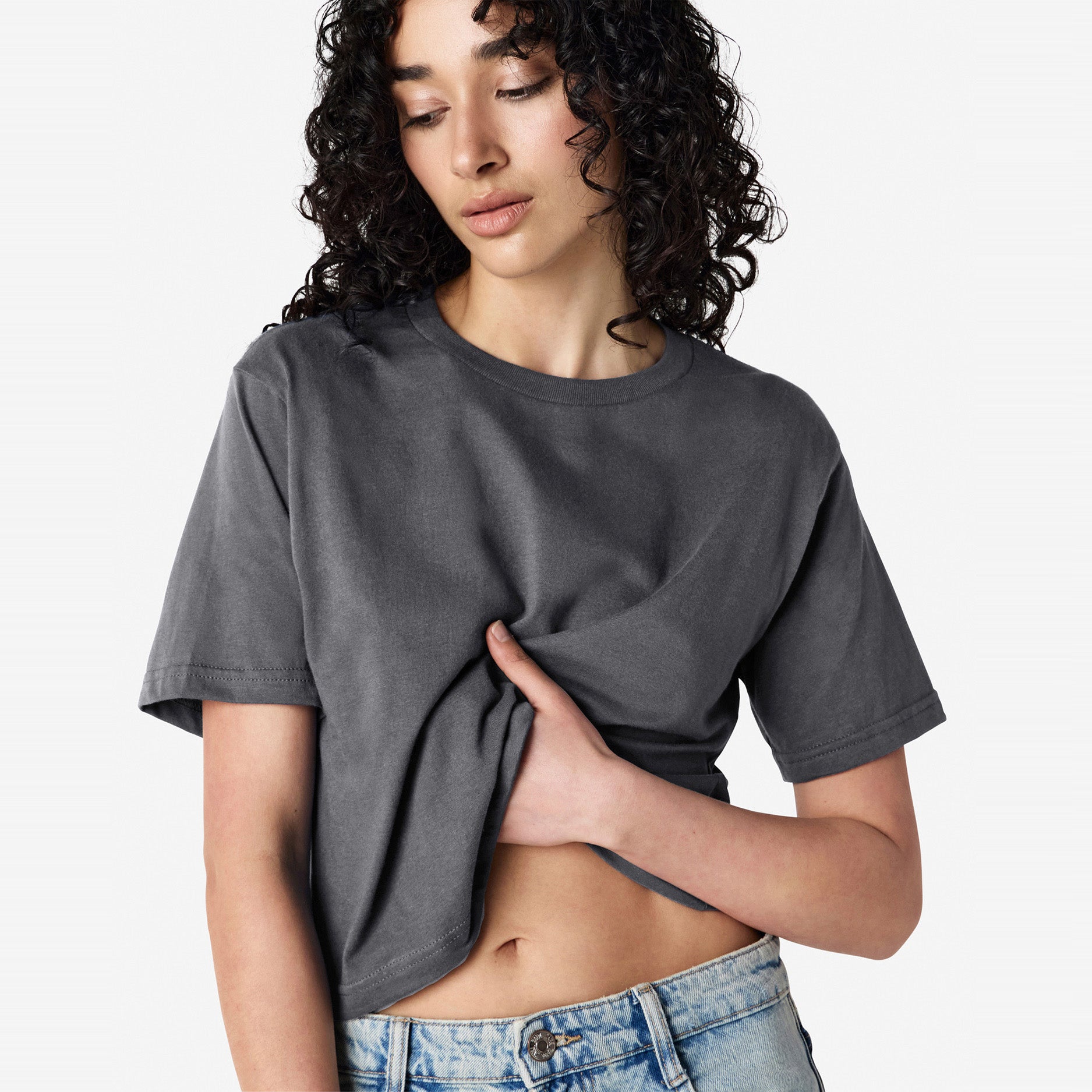 Women's Fine Jersey Boxy T-Shirt
