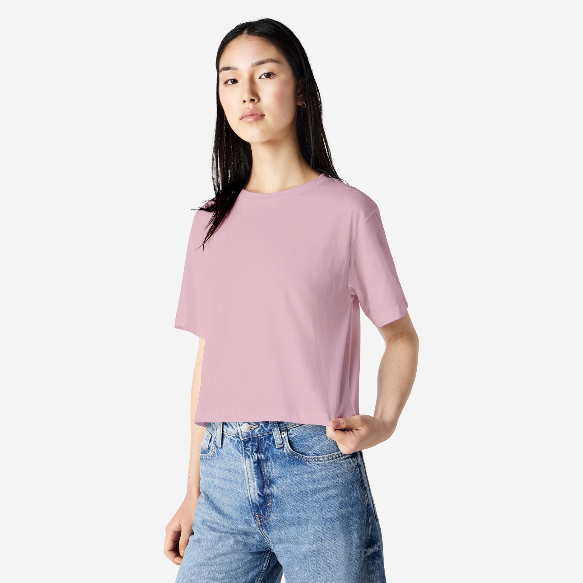 Women's Fine Jersey Boxy T-Shirt