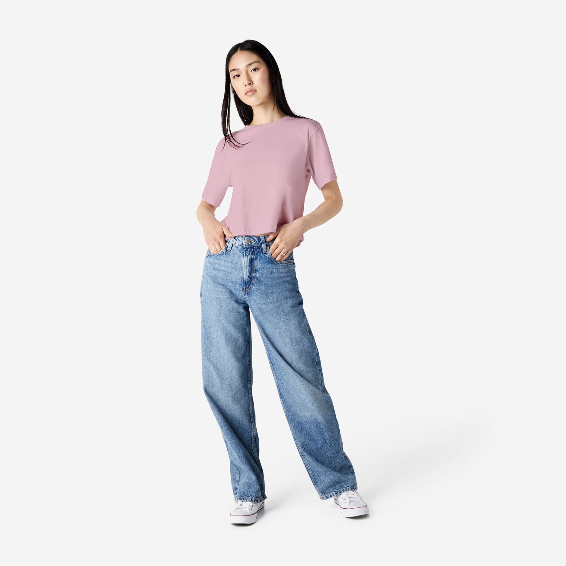 Women's Fine Jersey Boxy T-Shirt