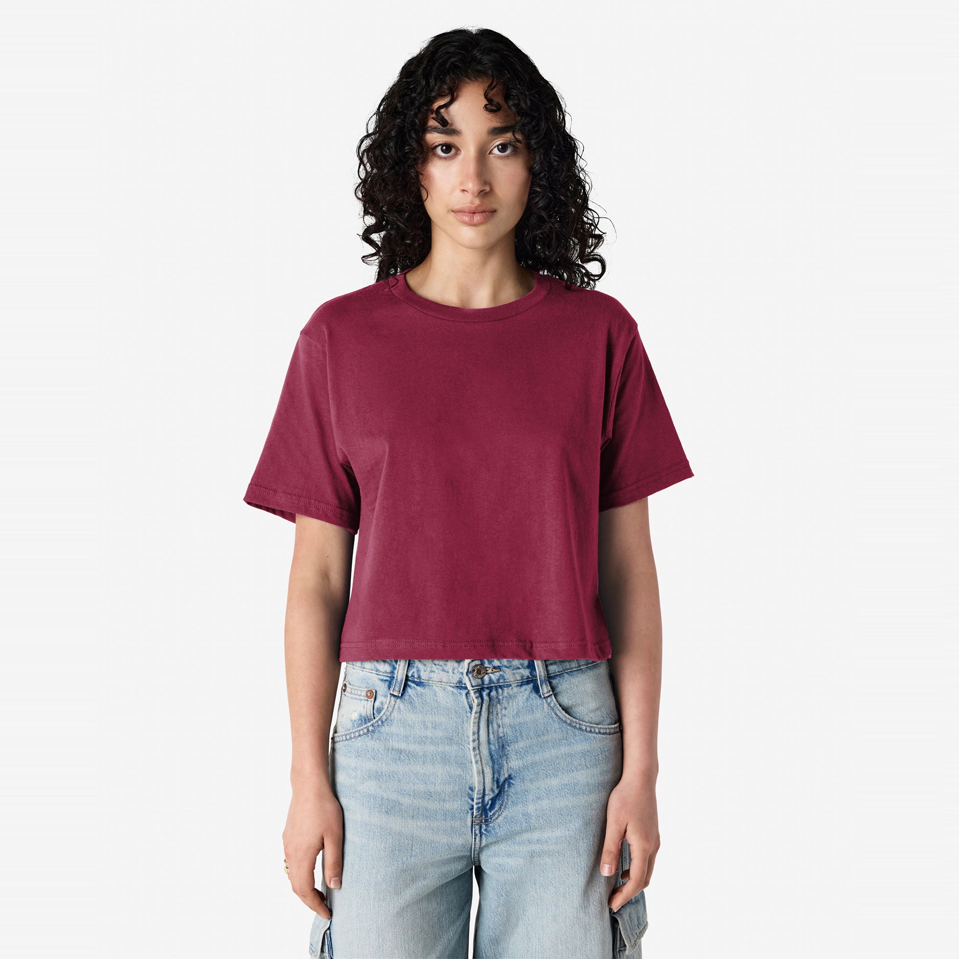 Women's Fine Jersey Boxy T-Shirt