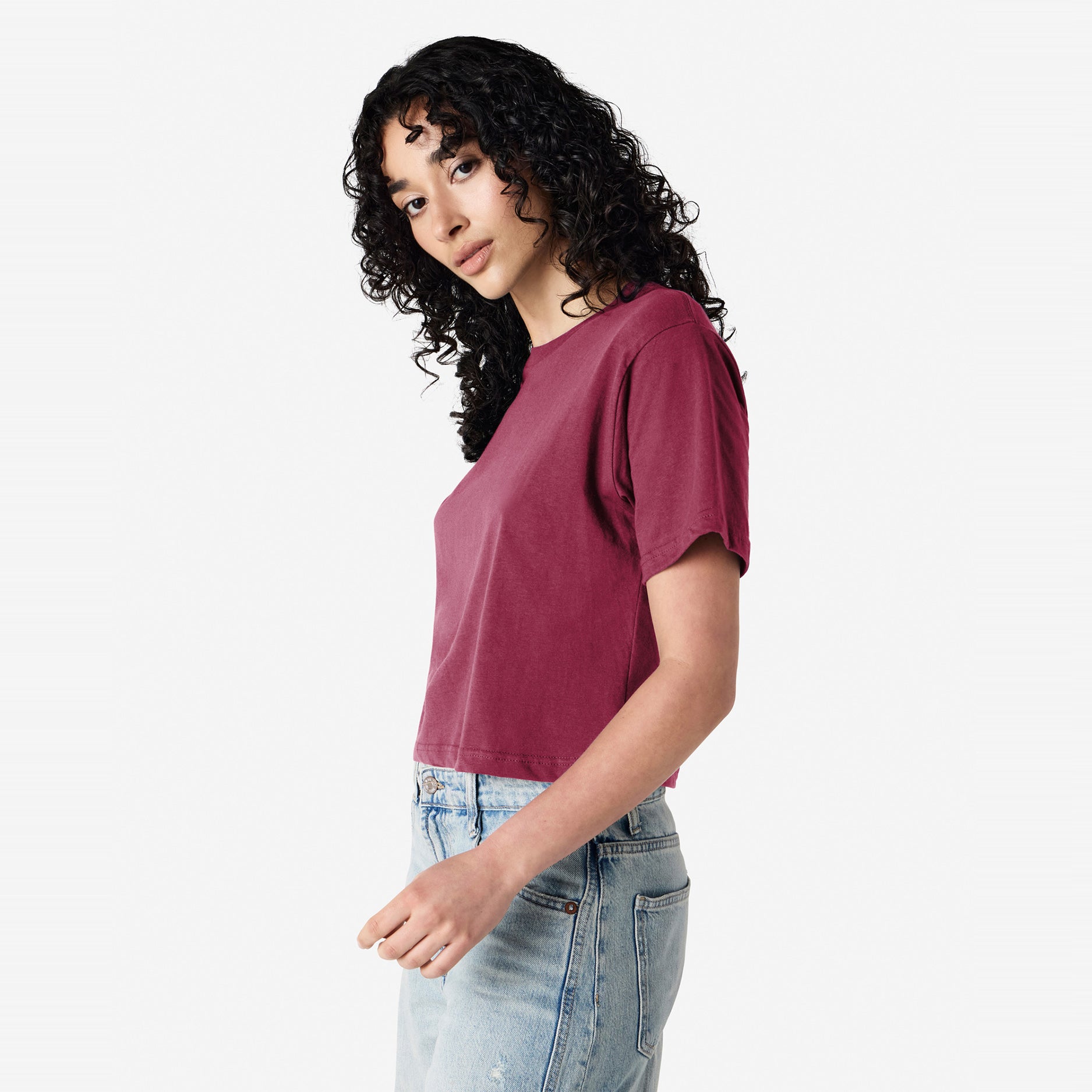 Women's Fine Jersey Boxy T-Shirt