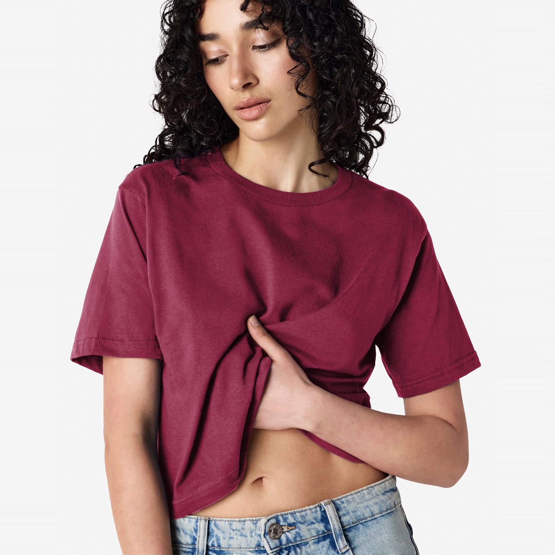 Women's Fine Jersey Boxy T-Shirt