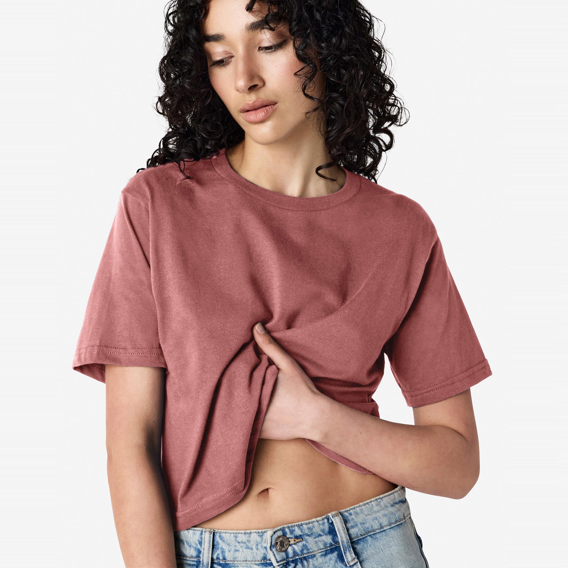 Women's Fine Jersey Boxy T-Shirt