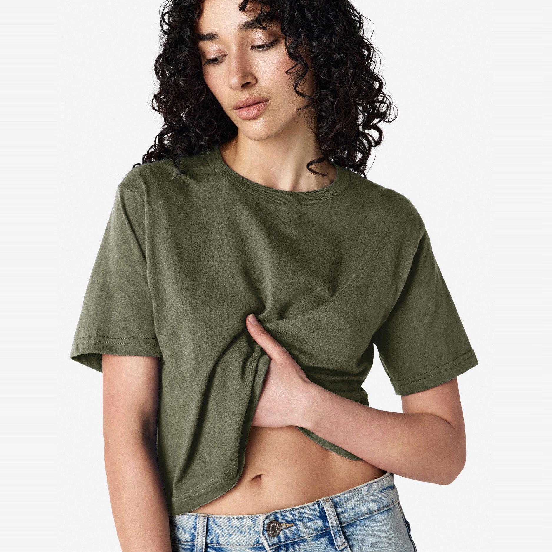 Women's Fine Jersey Boxy T-Shirt