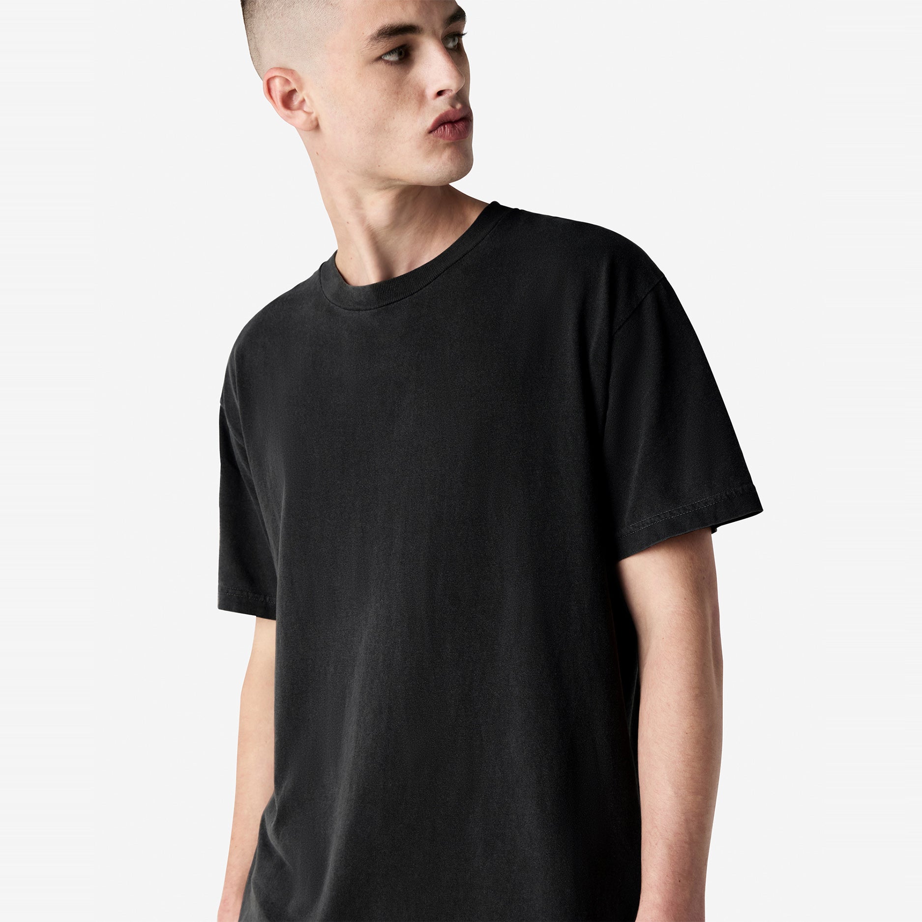 Unisex Faded Heavyweight Cotton T