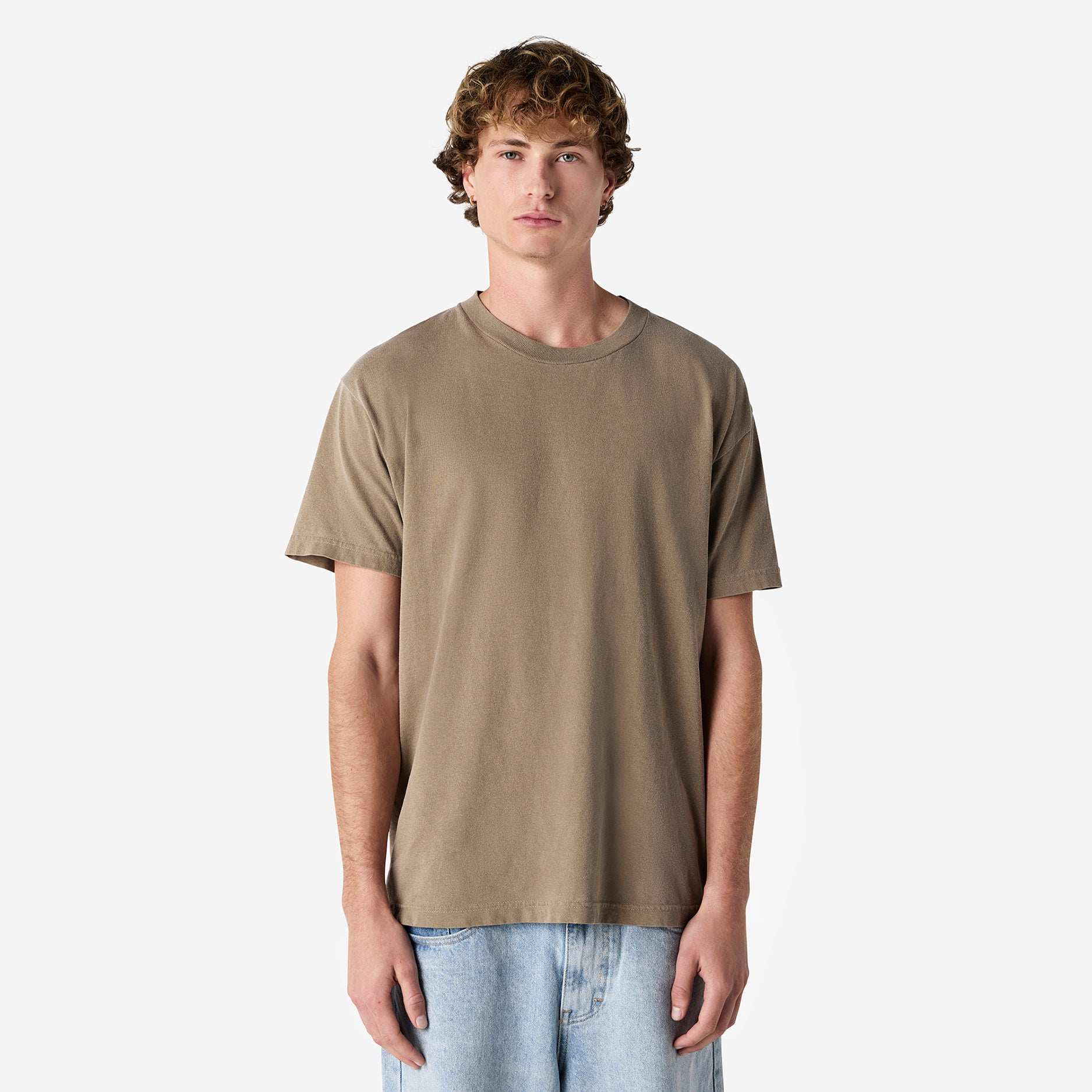 Unisex Faded Heavyweight Cotton T