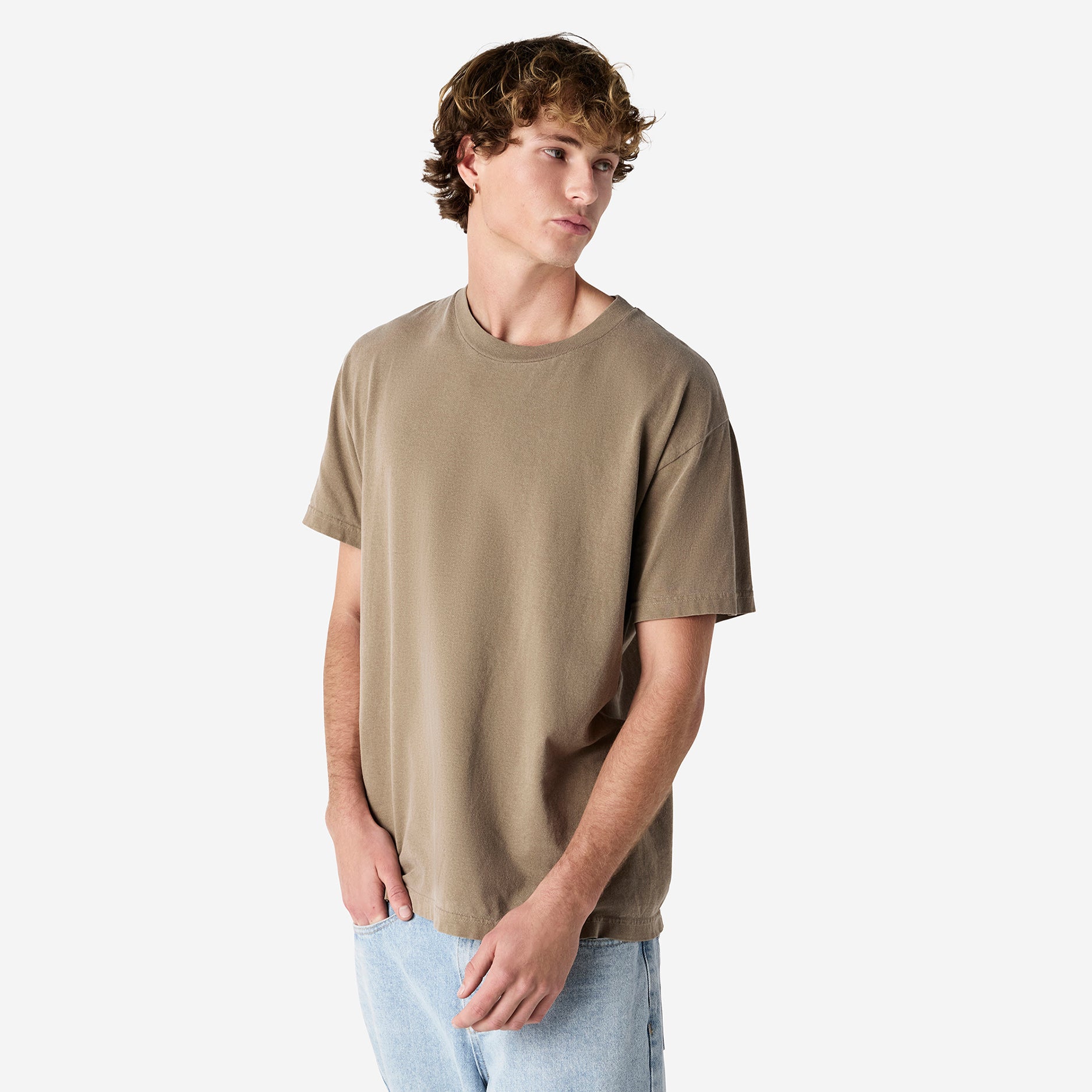 Unisex Faded Heavyweight Cotton T