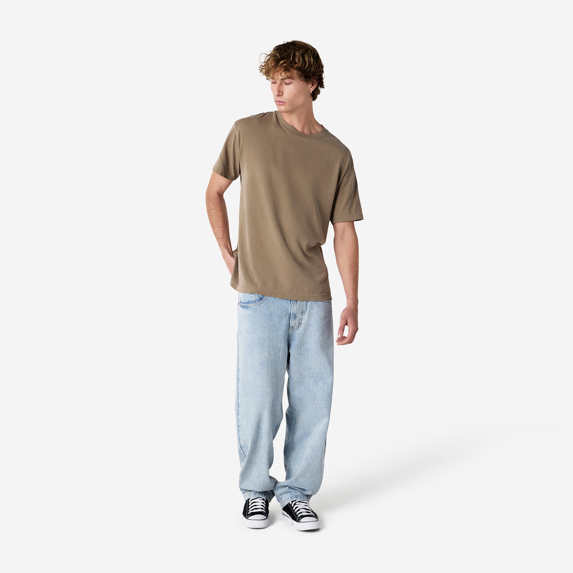 Unisex Faded Heavyweight Cotton T