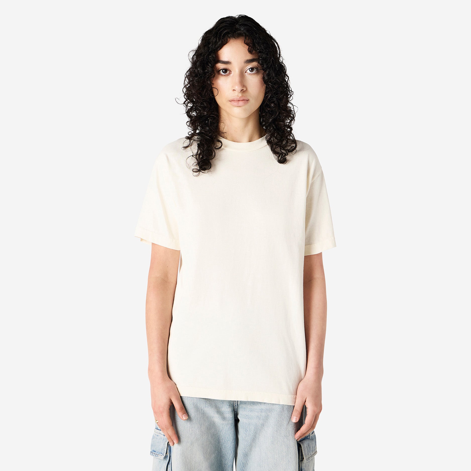 Unisex Faded Heavyweight Cotton T