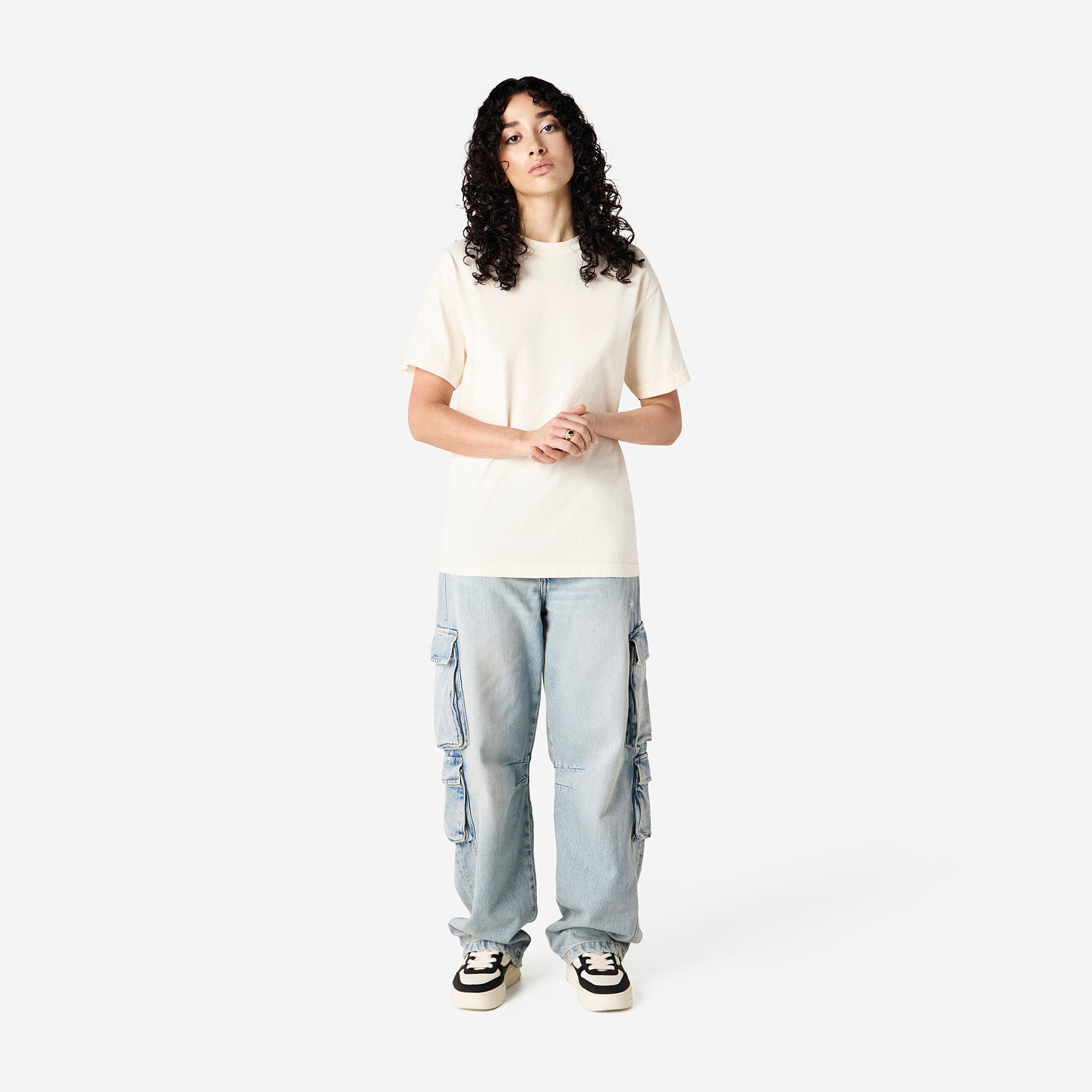 Unisex Faded Heavyweight Cotton T
