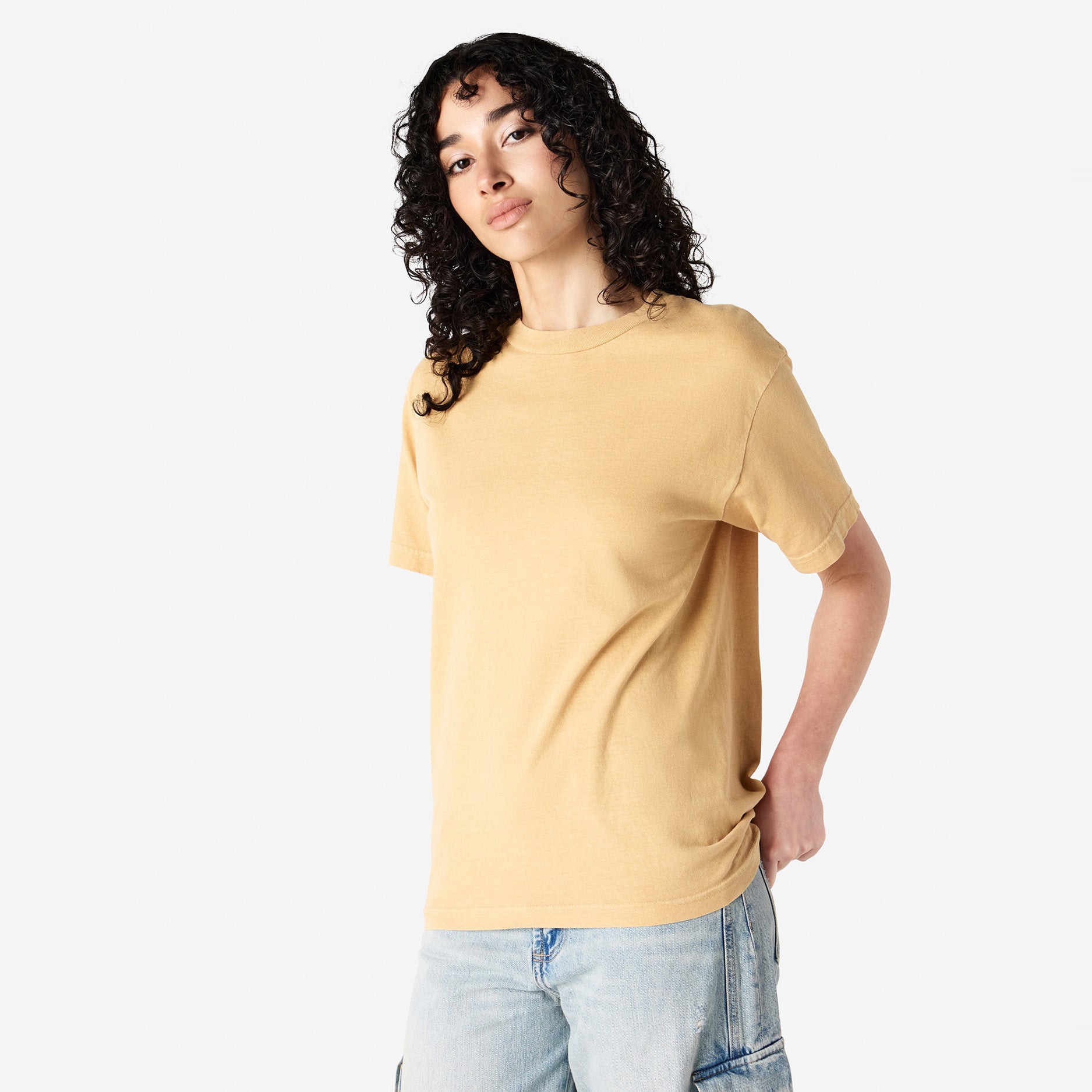 Unisex Faded Heavyweight Cotton T