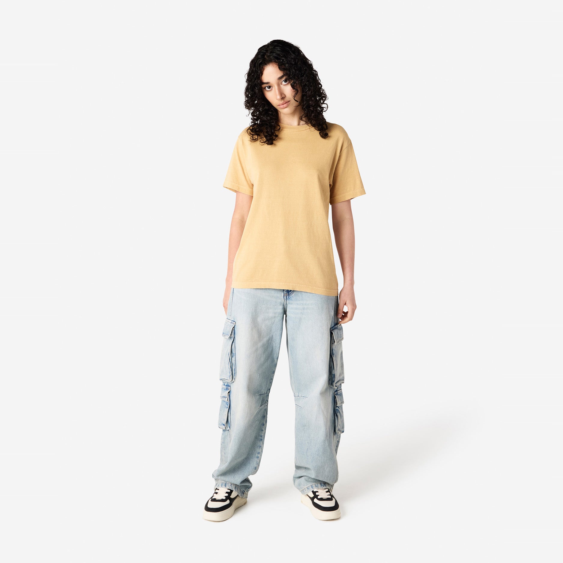 Unisex Faded Heavyweight Cotton T