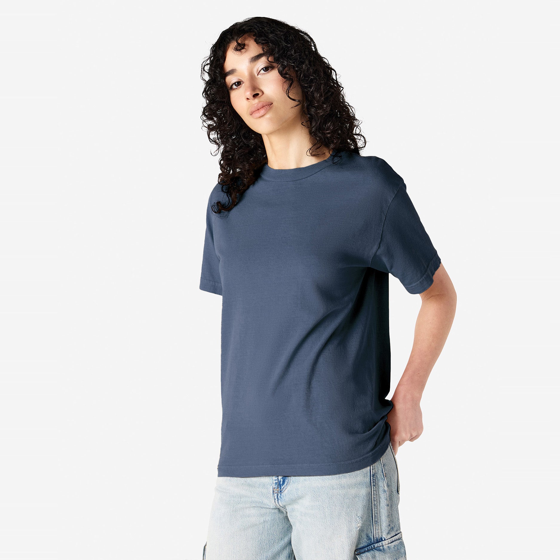 Unisex Faded Heavyweight Cotton T