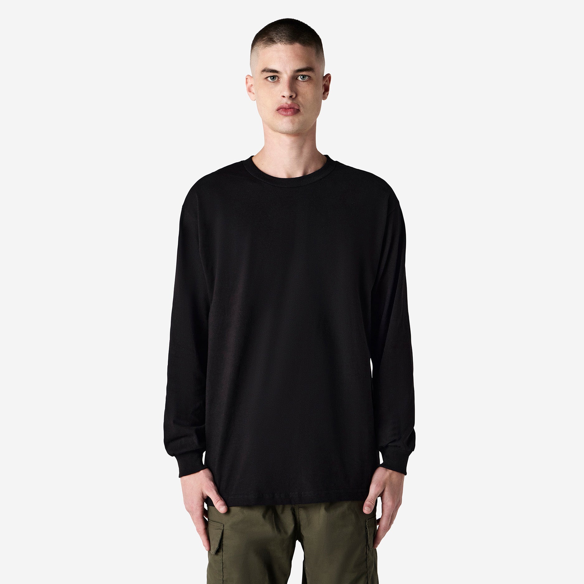 Heavyweight Cotton Unisex Long Sleeve T-Shirt