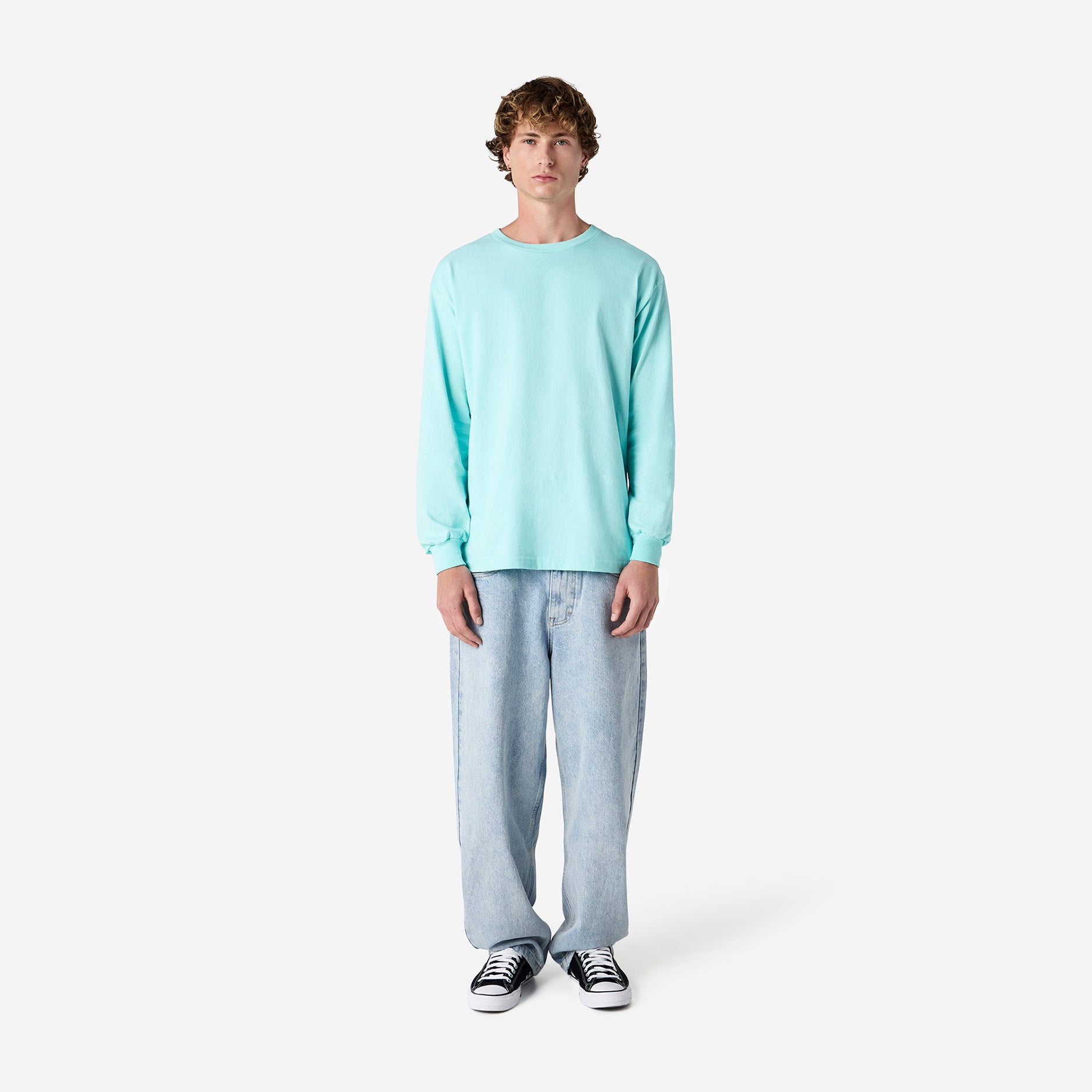 Heavyweight Cotton Unisex Long Sleeve T-Shirt