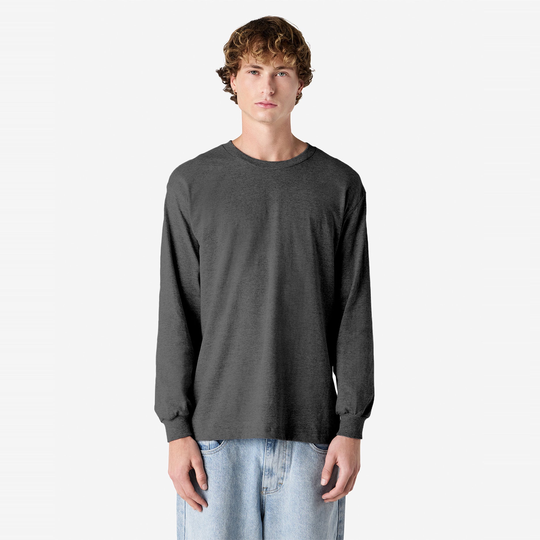 Heavyweight Cotton Unisex Long Sleeve T-Shirt
