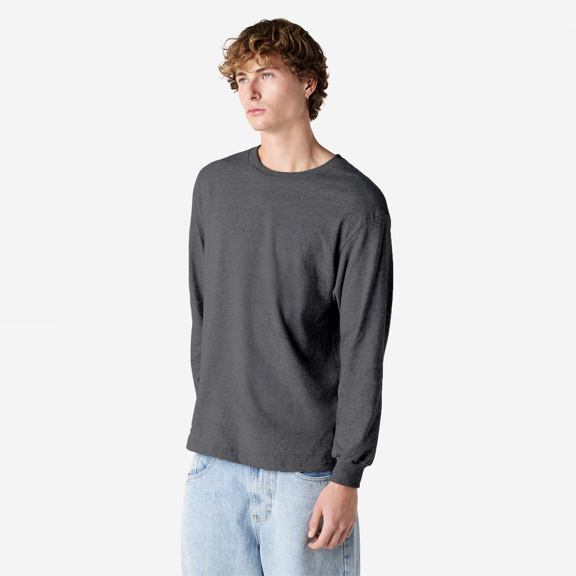 Heavyweight Cotton Unisex Long Sleeve T-Shirt
