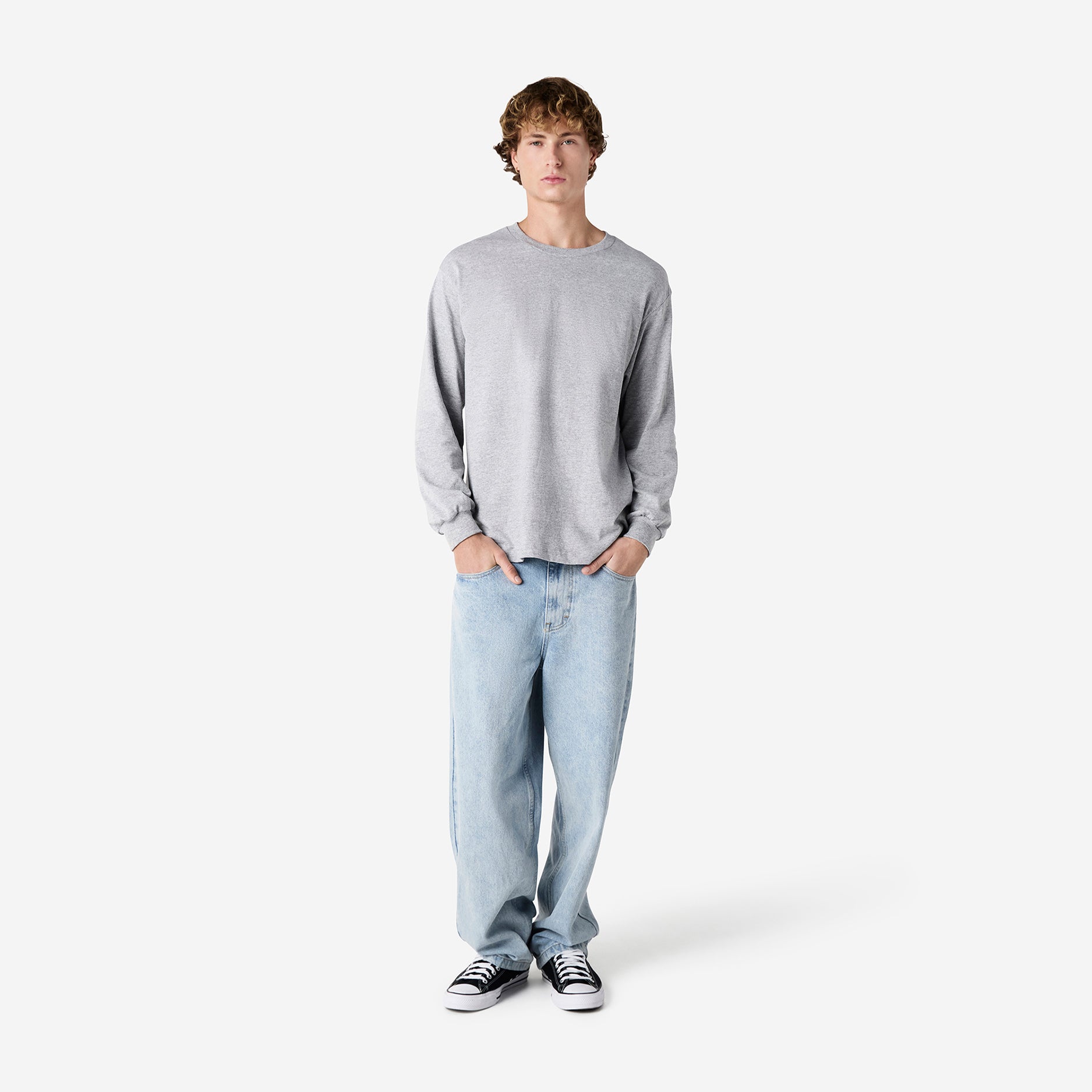 Heavyweight Cotton Unisex Long Sleeve T-Shirt
