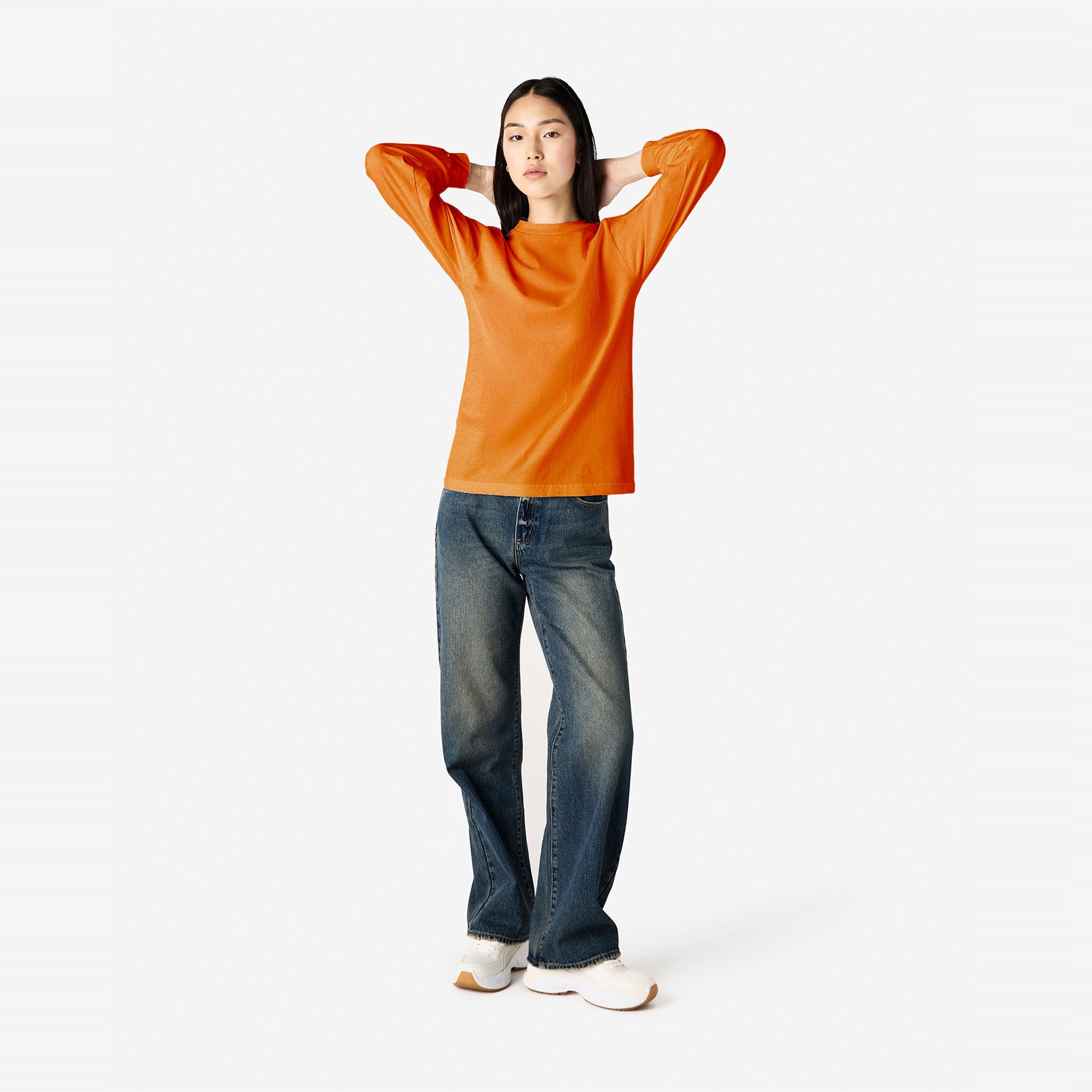Heavyweight Cotton Unisex Long Sleeve T-Shirt