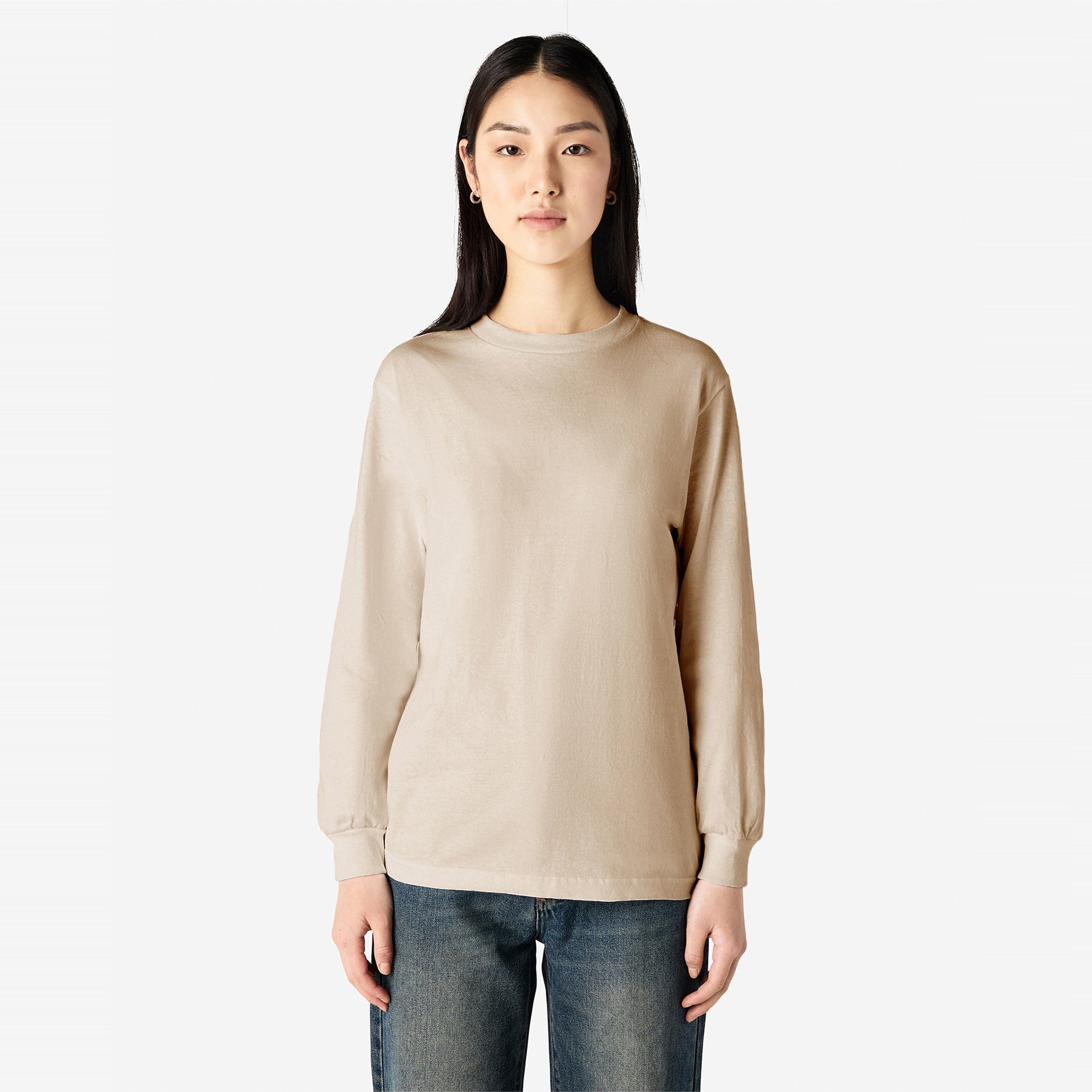 Heavyweight Cotton Unisex Long Sleeve T-Shirt