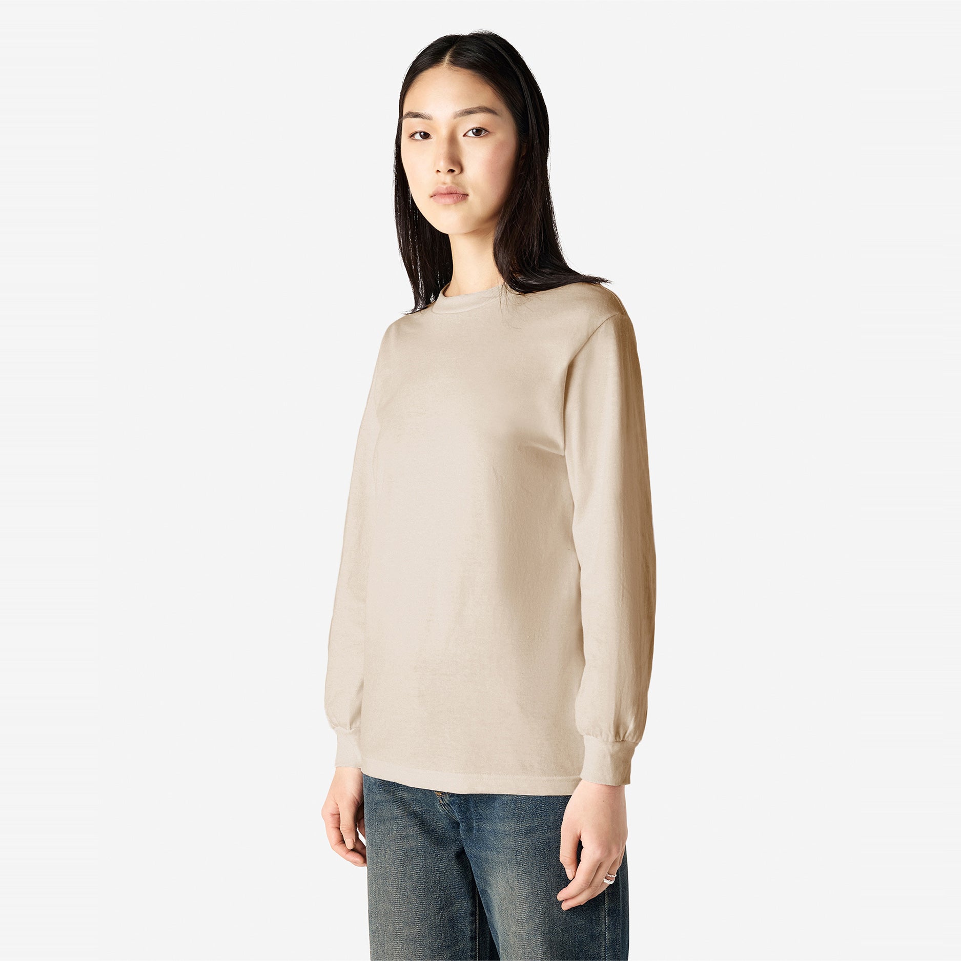 Heavyweight Cotton Unisex Long Sleeve T-Shirt