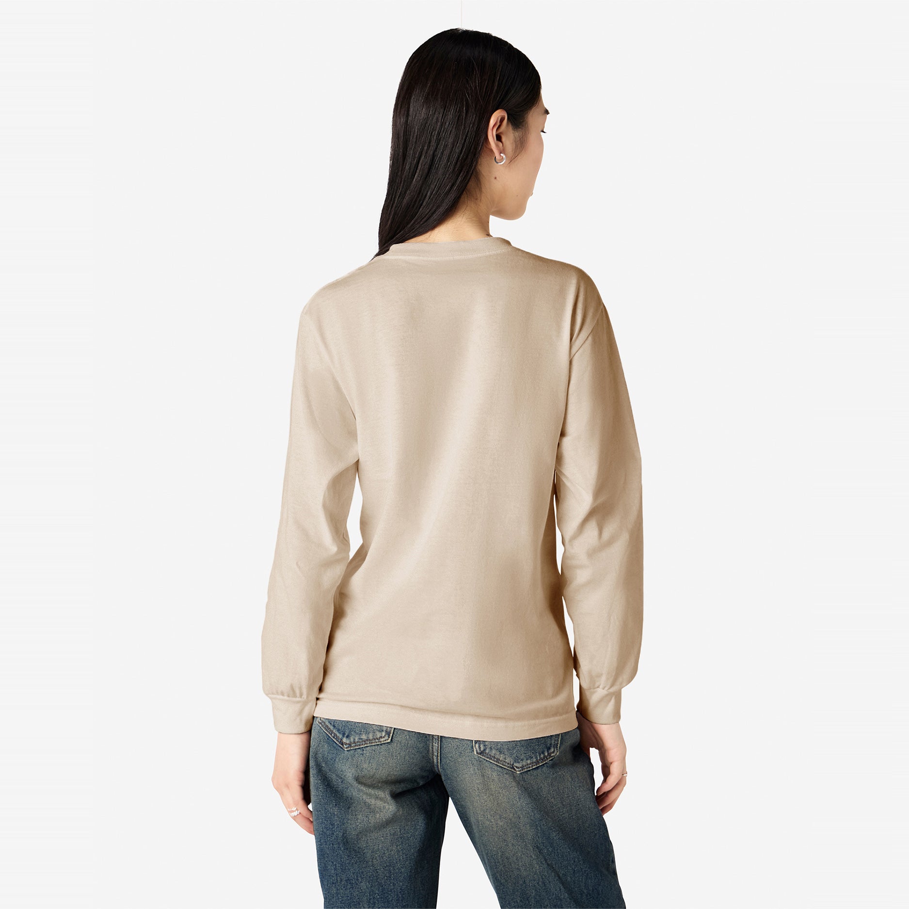 Heavyweight Cotton Unisex Long Sleeve T-Shirt