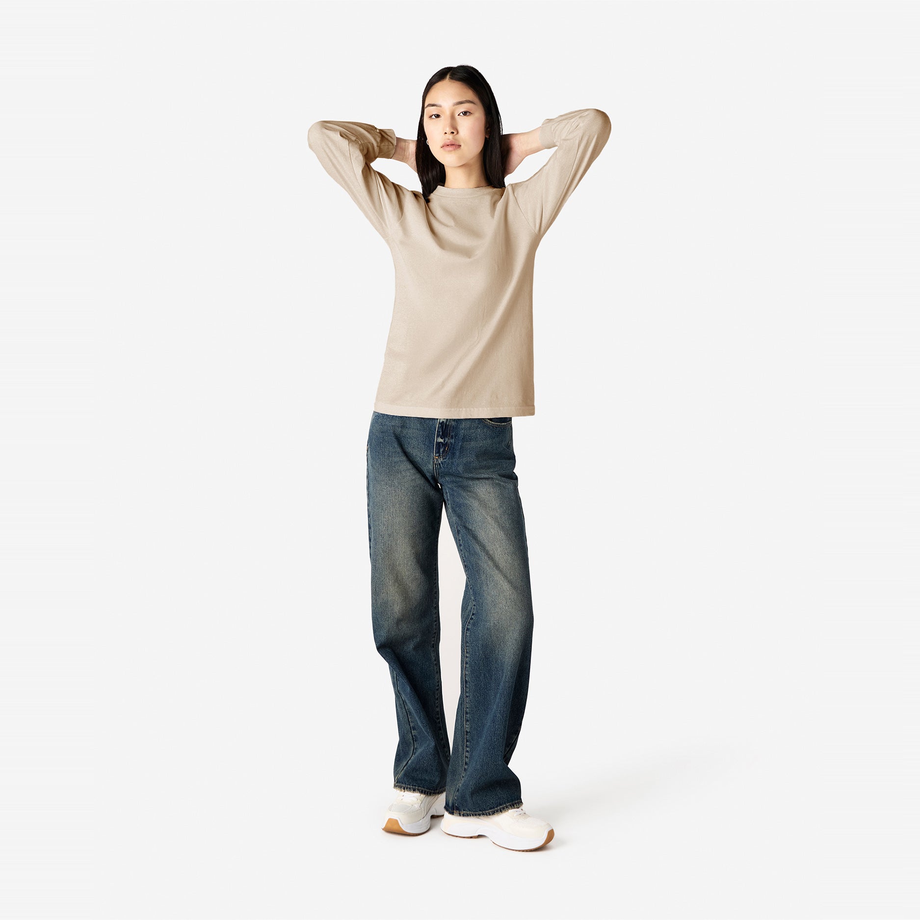 Heavyweight Cotton Unisex Long Sleeve T-Shirt