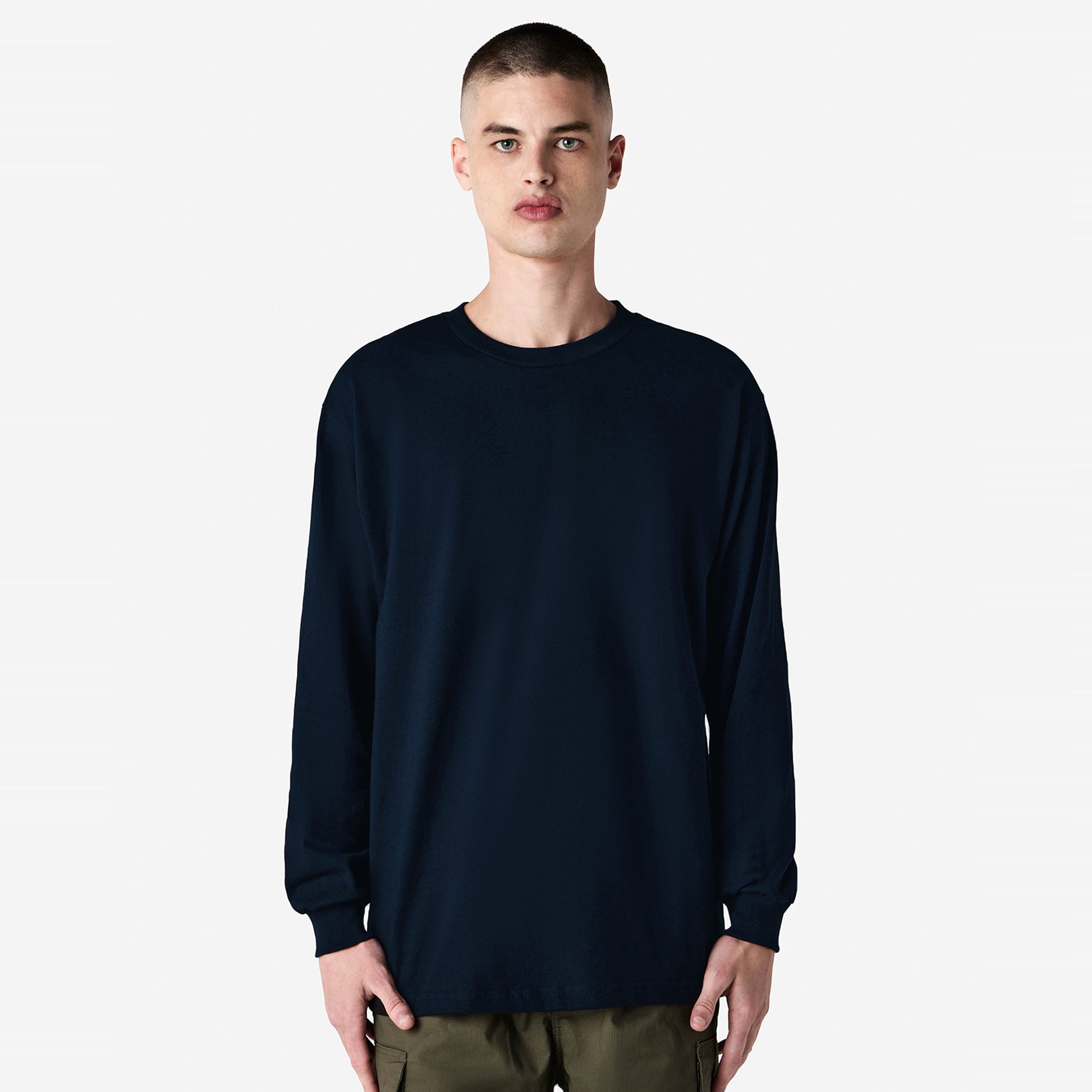 Heavyweight Cotton Unisex Long Sleeve T-Shirt