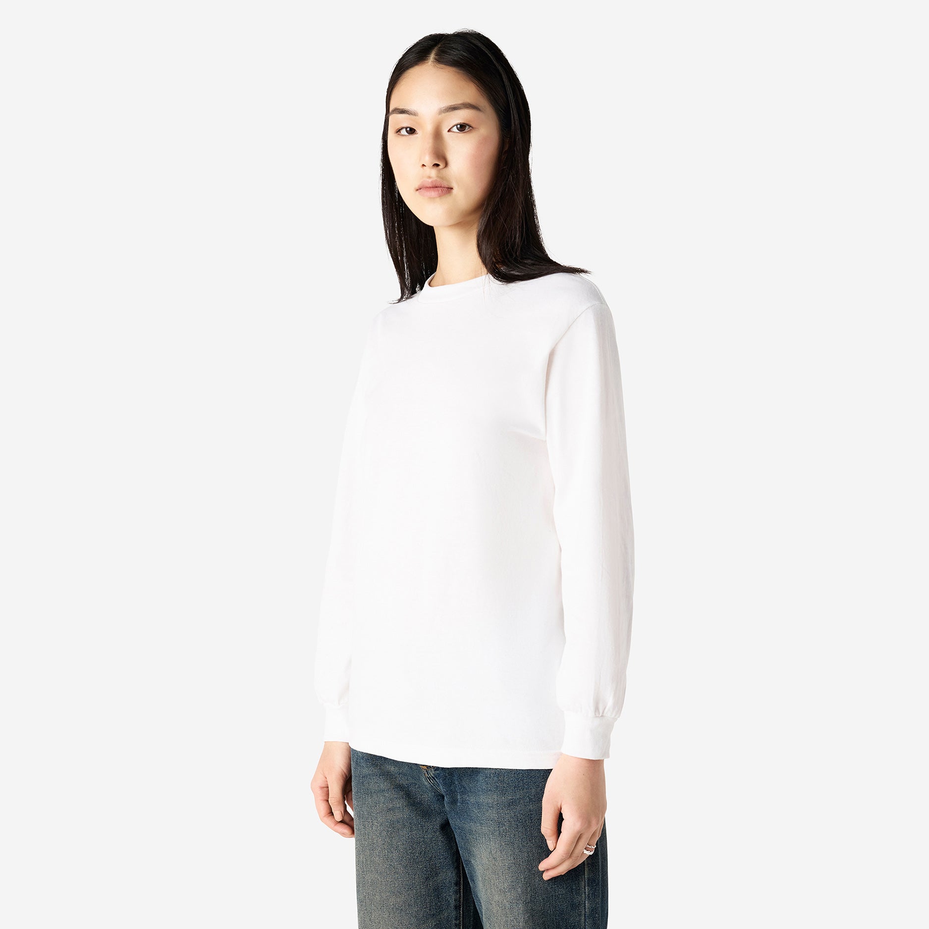 Heavyweight Cotton Unisex Long Sleeve T-Shirt