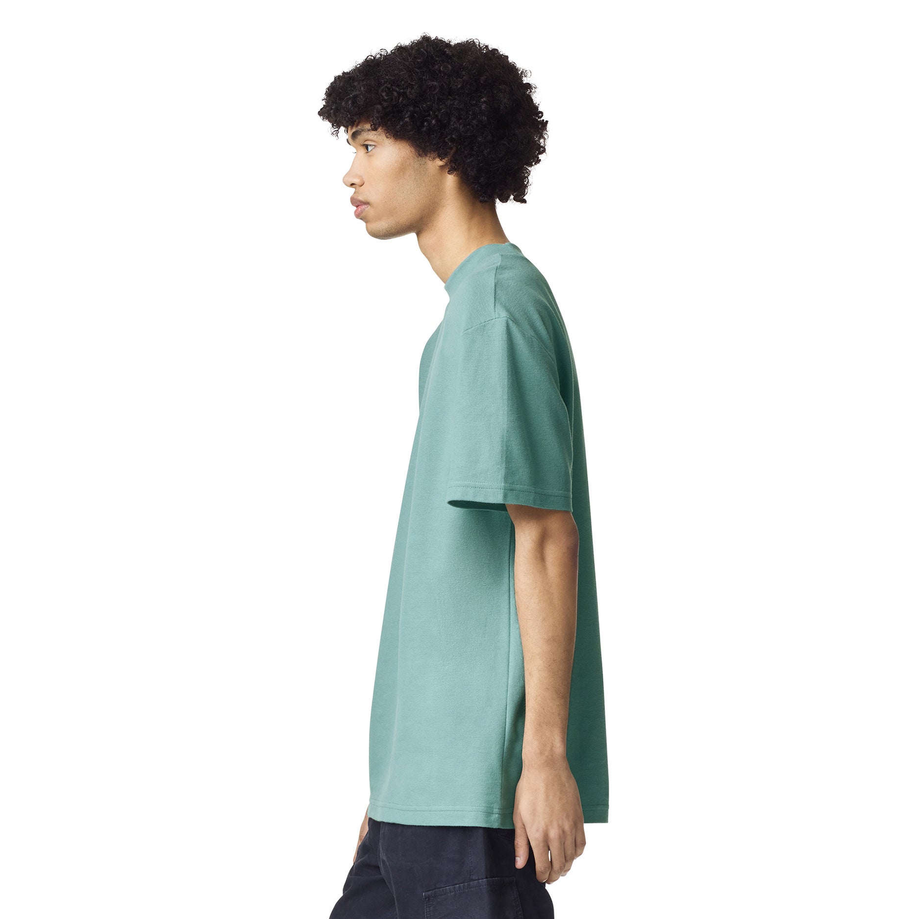Unisex Pique Mockneck