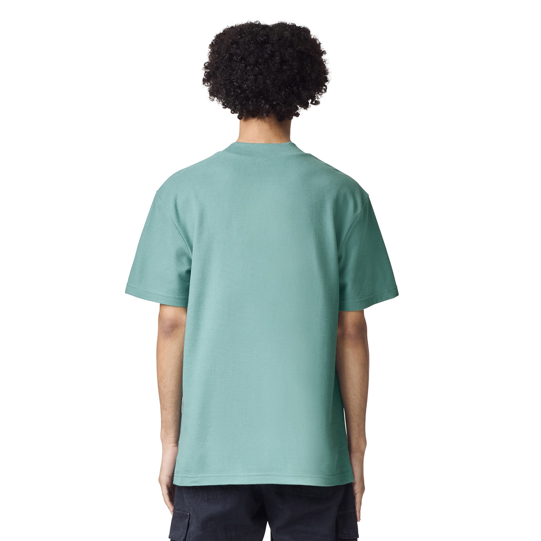Unisex Pique Mockneck
