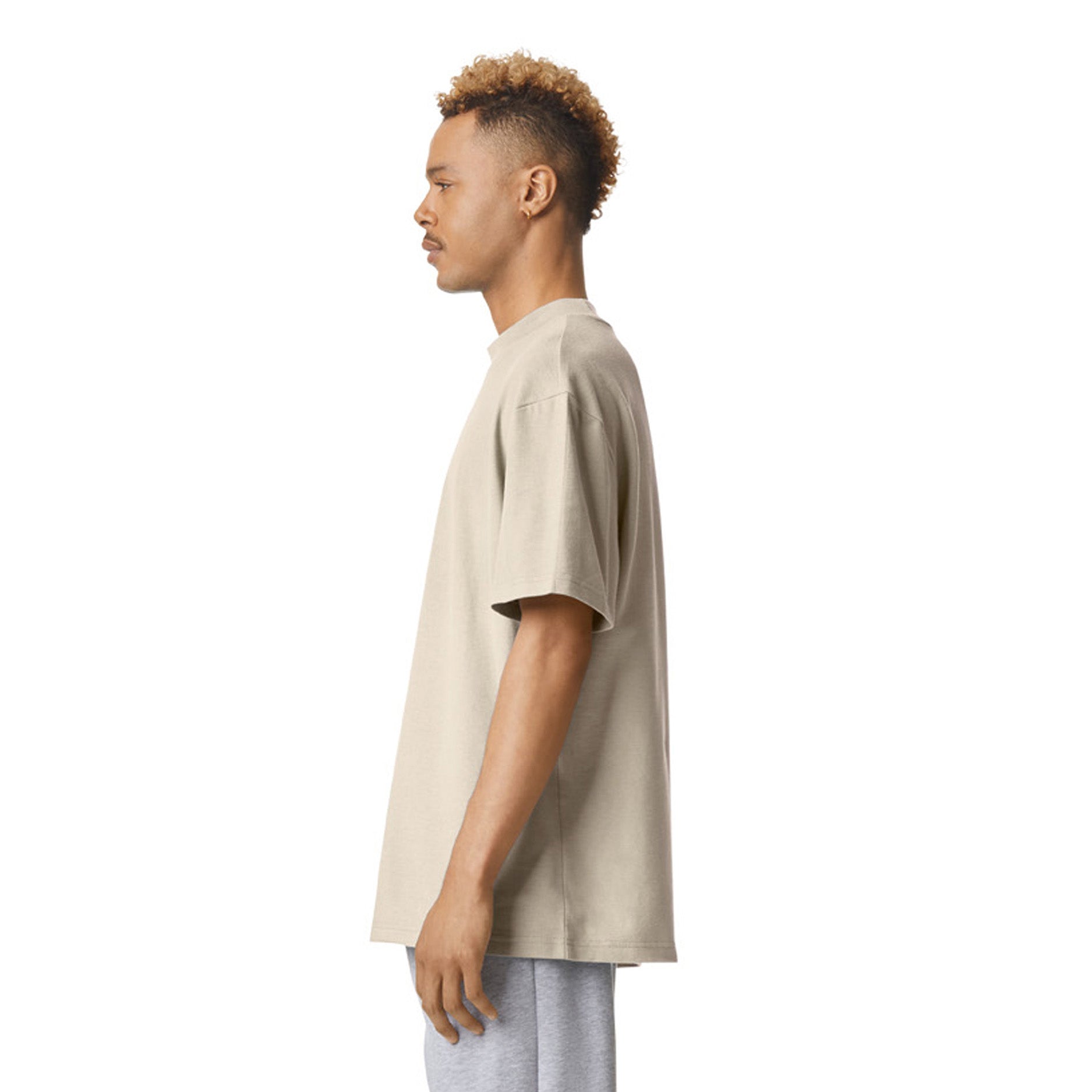 Unisex Pique Mockneck
