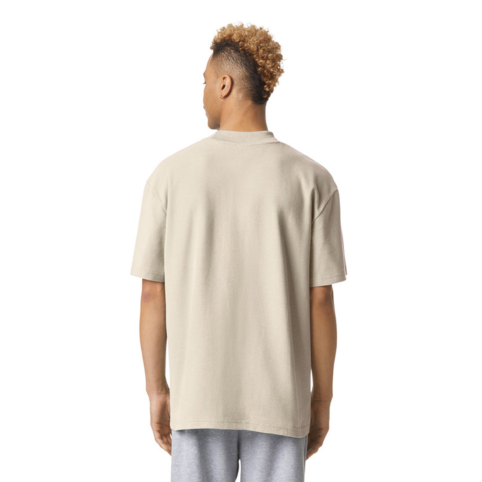 Unisex Pique Mockneck