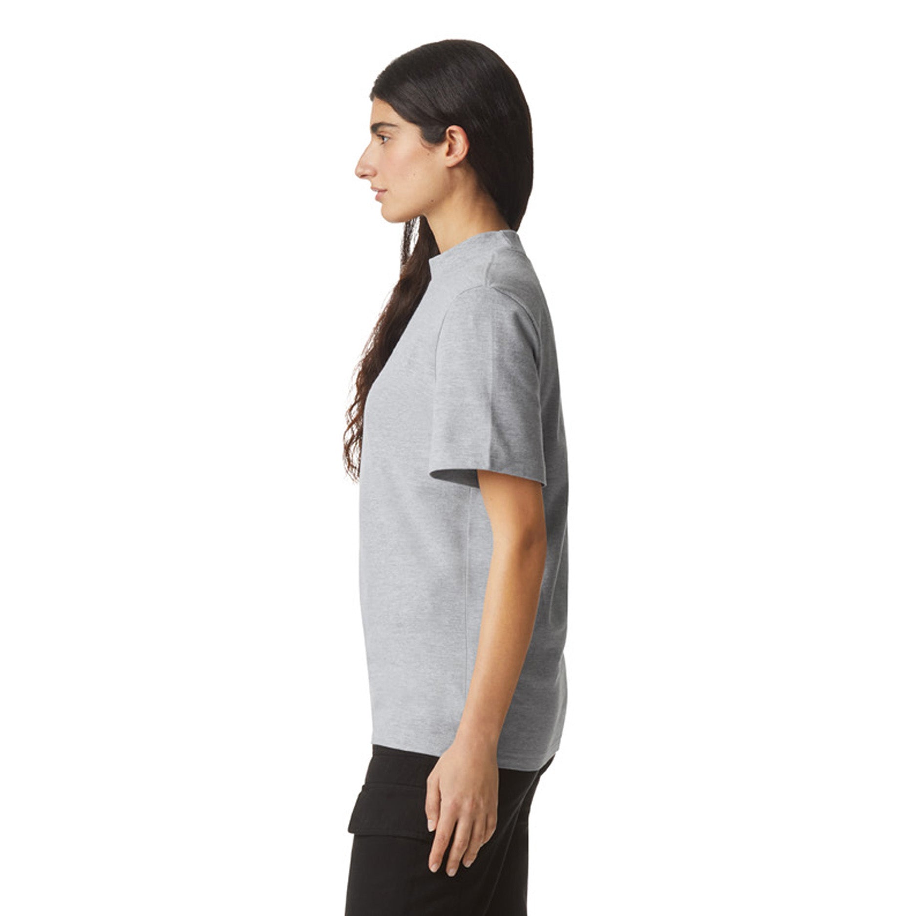 Unisex Pique Mockneck