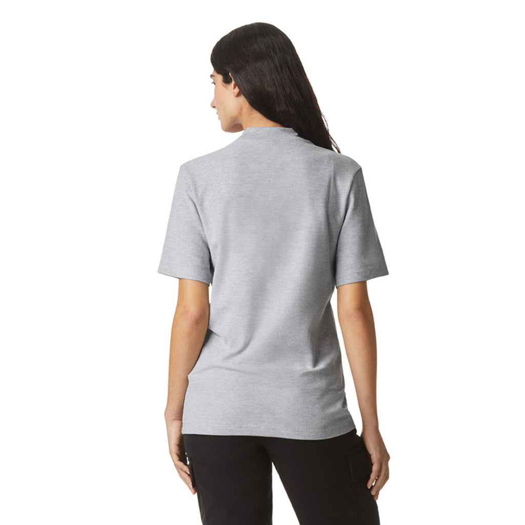 Unisex Pique Mockneck