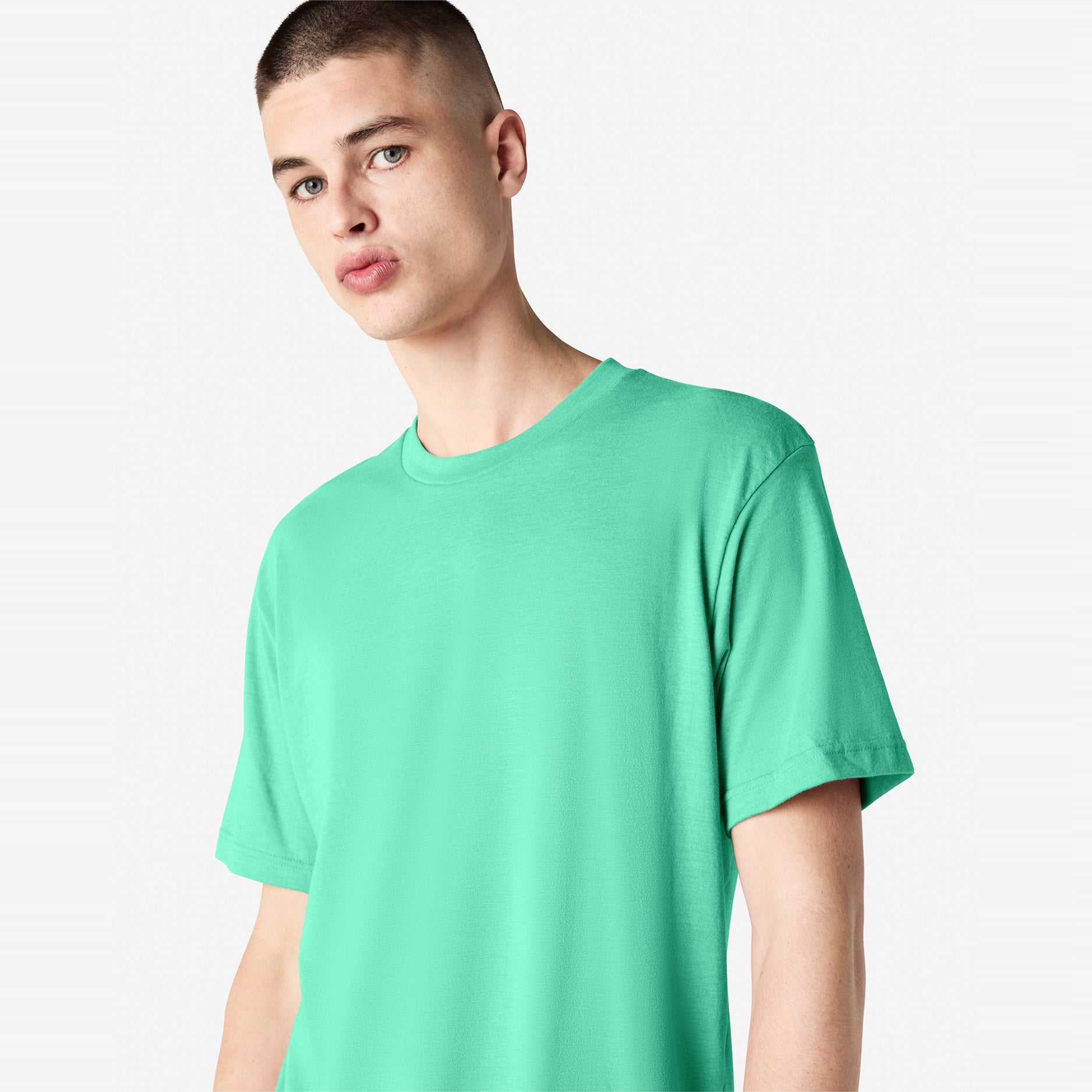 Unisex CVC Short Sleeve T-Shirt