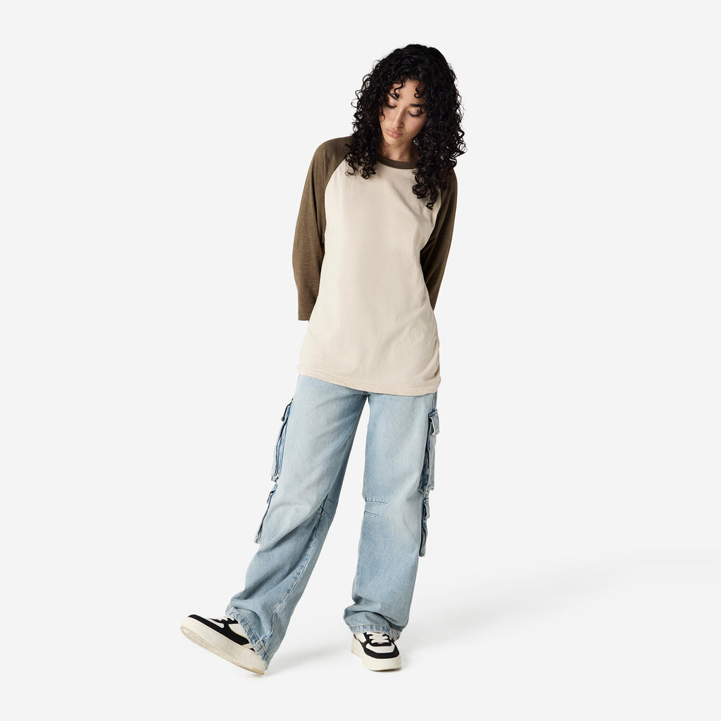 CVC Unisex Raglan T-shirt