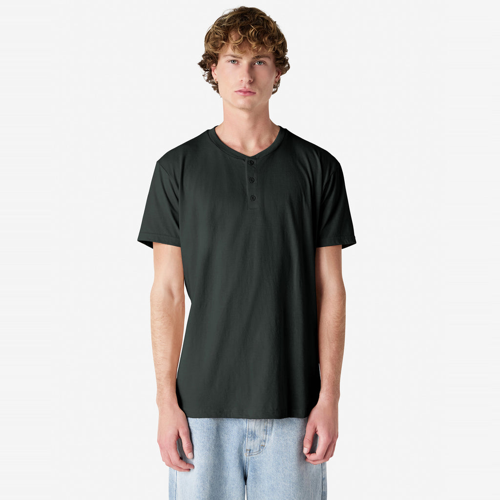 CVC Unisex Henley T-shirt