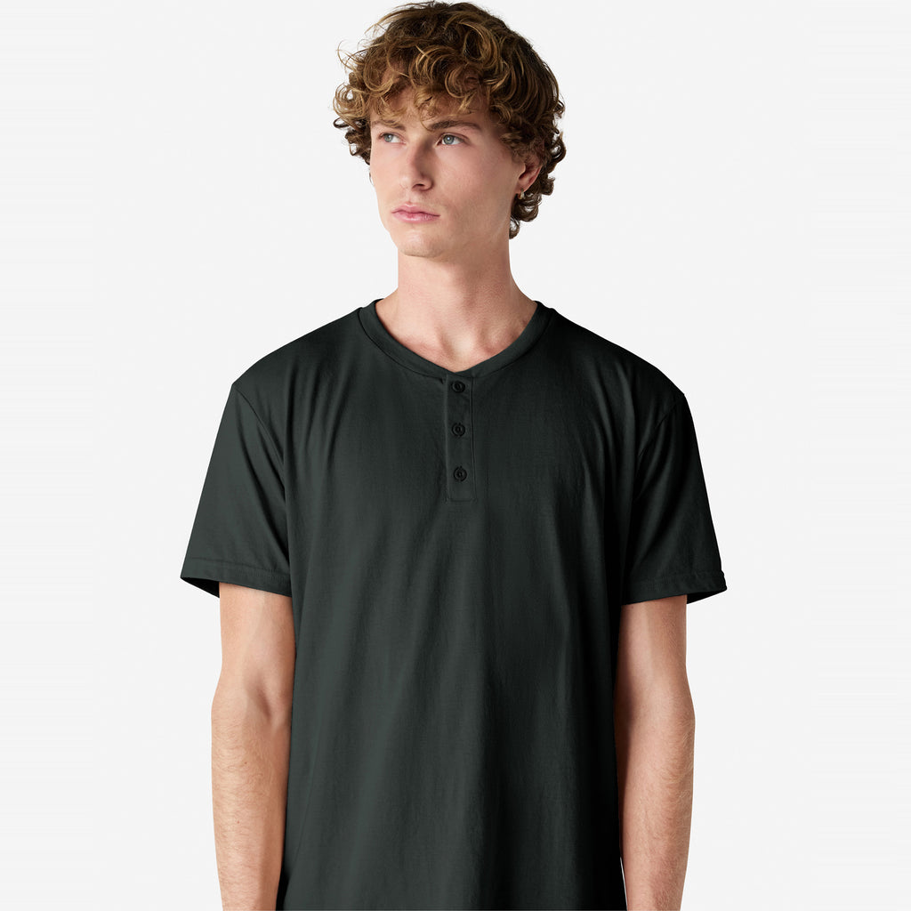 CVC Unisex Henley T-shirt