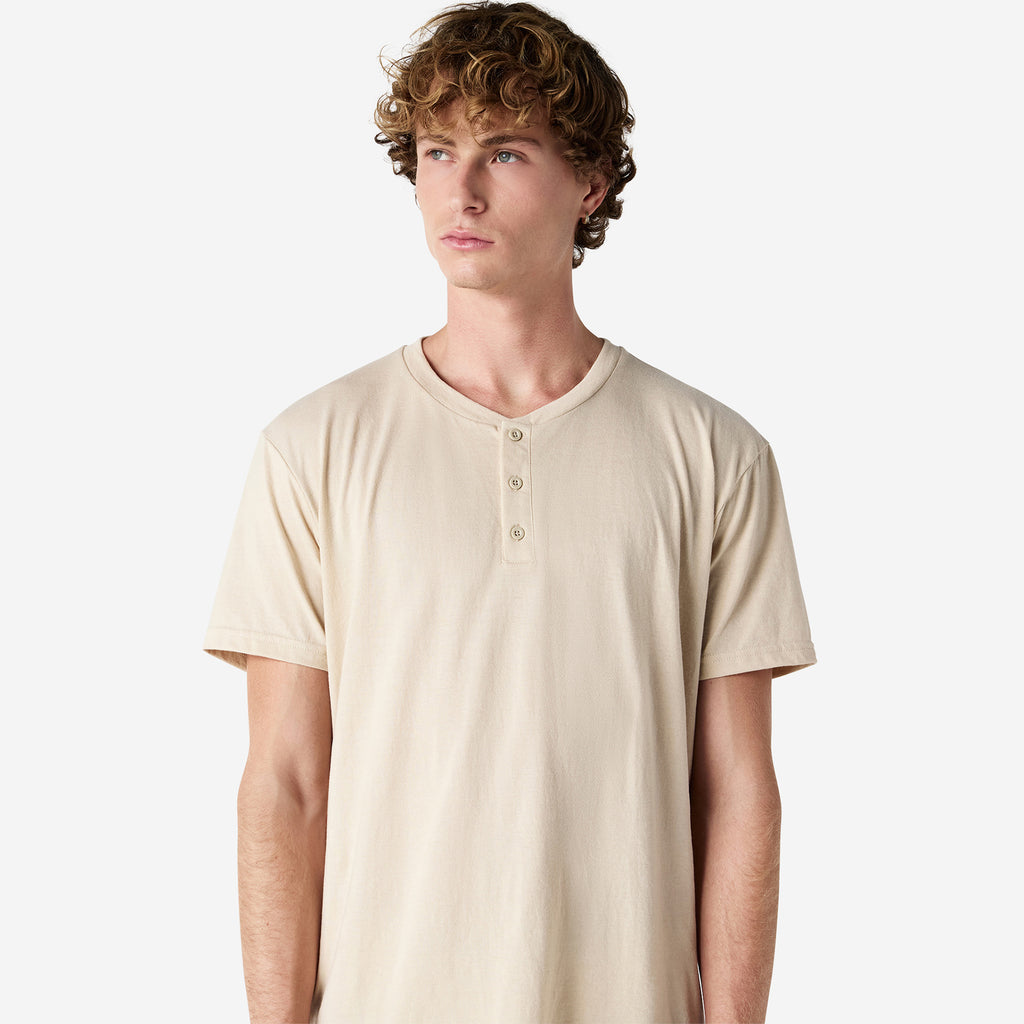 CVC Unisex Henley T-shirt