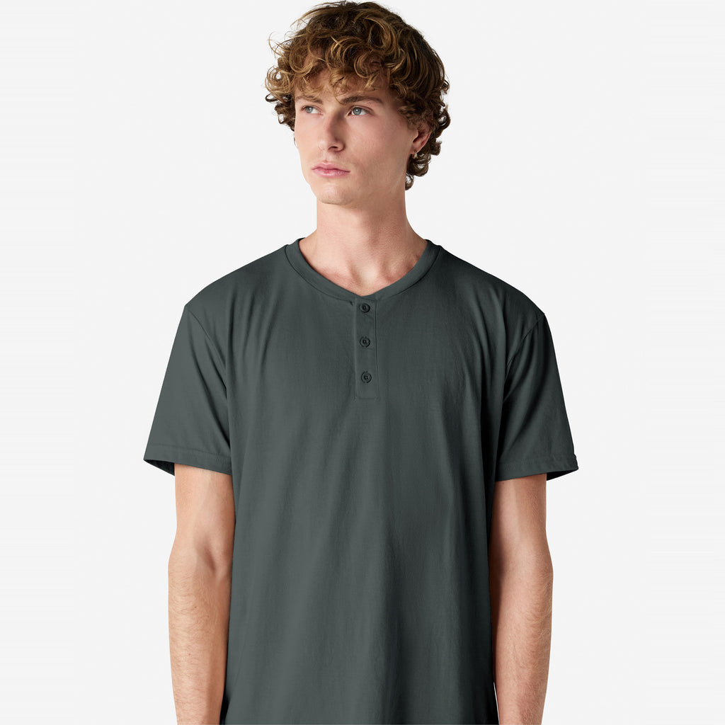 CVC Unisex Henley T-shirt