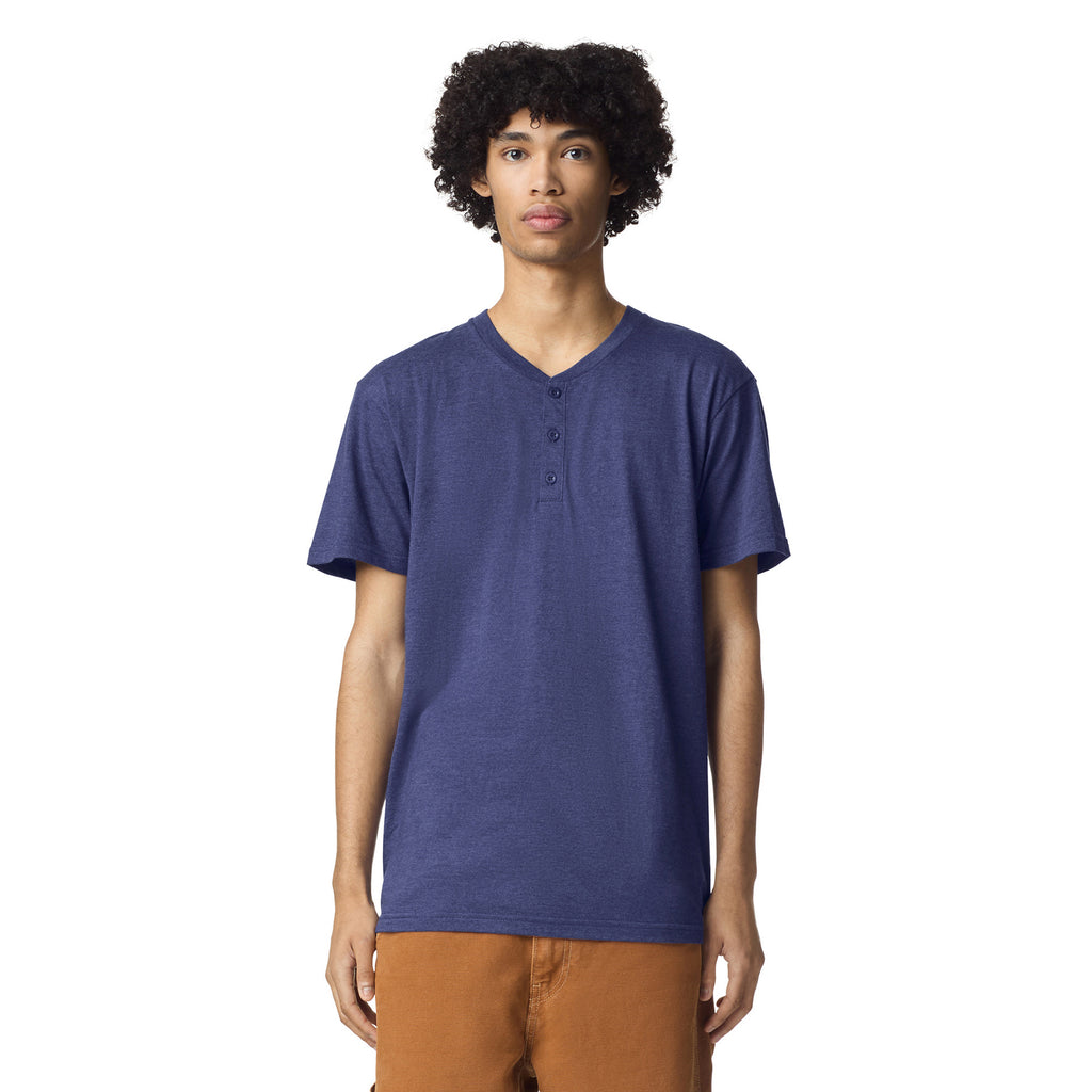 CVC Unisex Henley T-shirt