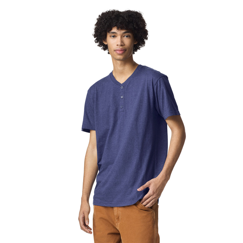 CVC Unisex Henley T-shirt