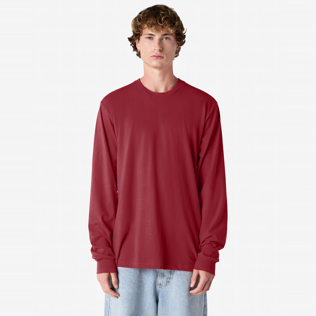 Cotton Long Sleeve Fine Jersey T-shirt