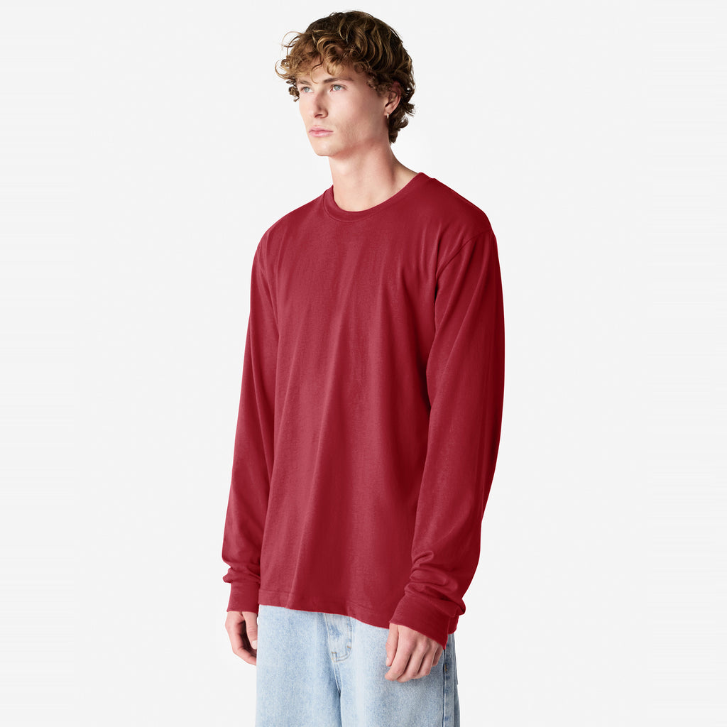 Cotton Long Sleeve Fine Jersey T-shirt