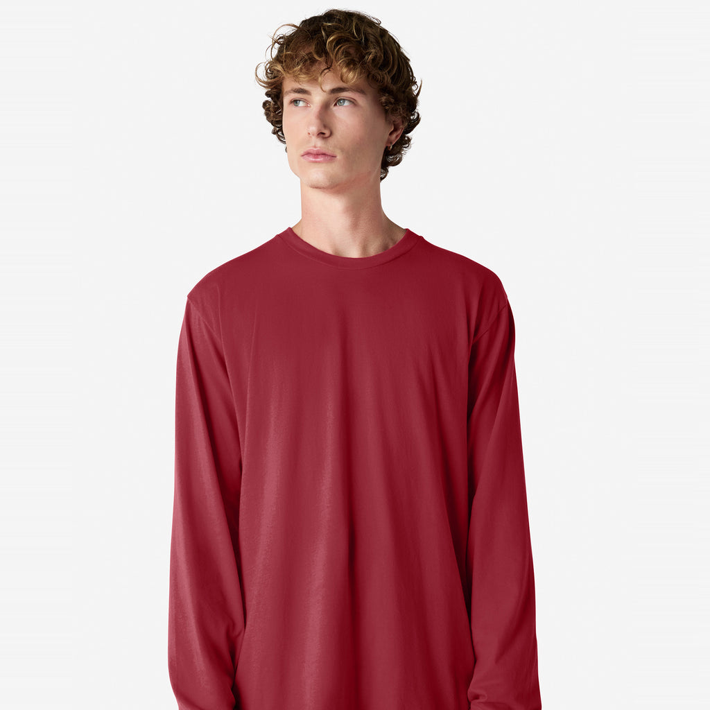 Cotton Long Sleeve Fine Jersey T-shirt