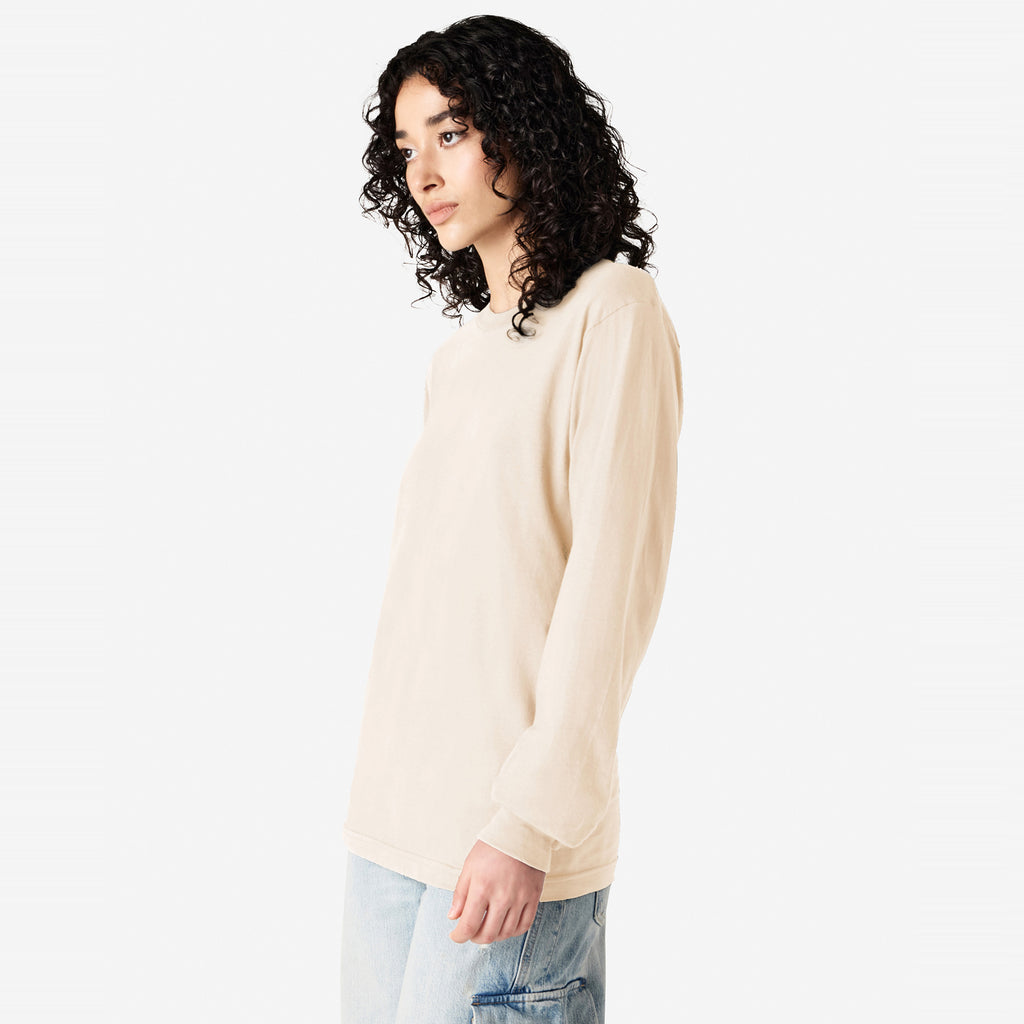 Cotton Long Sleeve Fine Jersey T-shirt