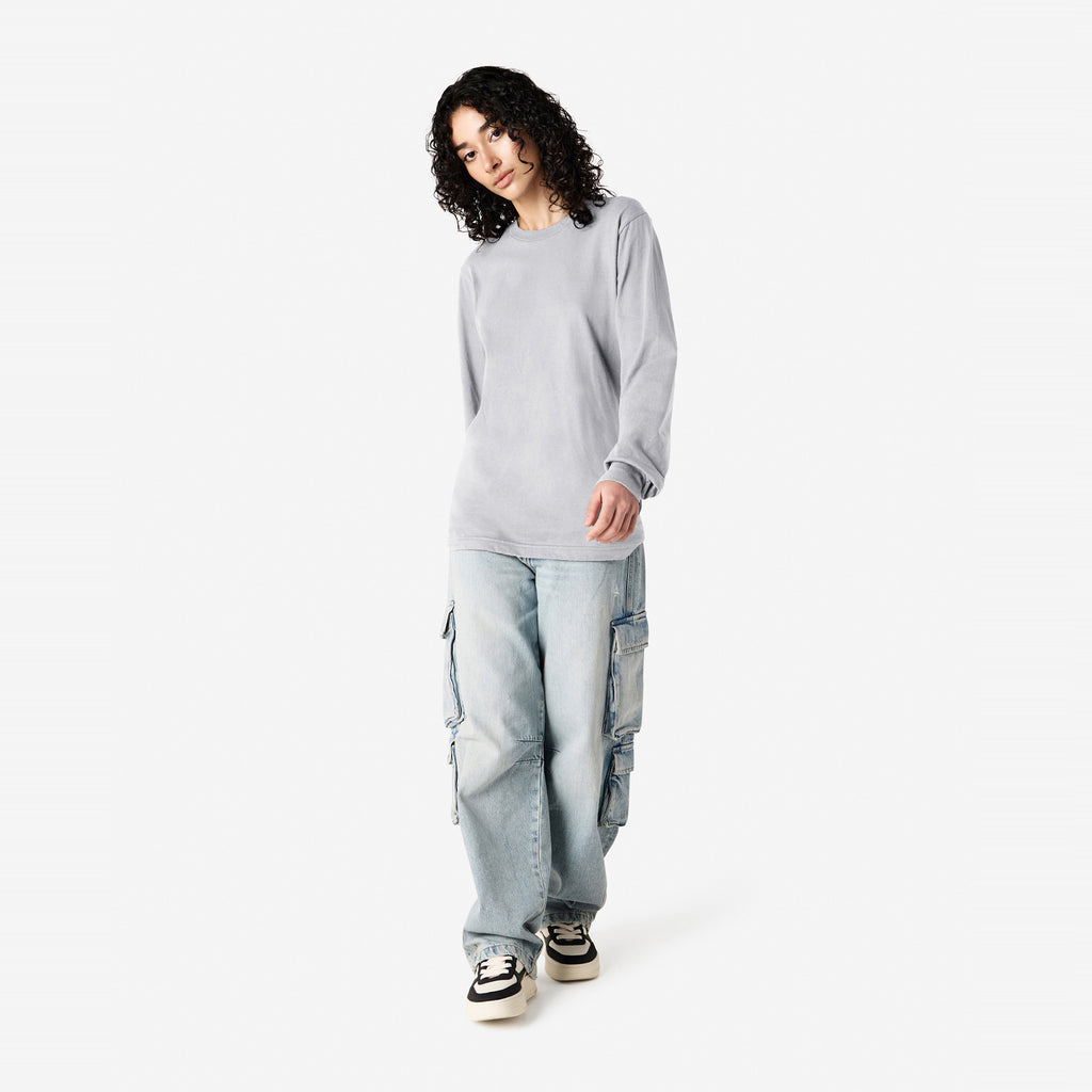 Cotton Long Sleeve Fine Jersey T-shirt