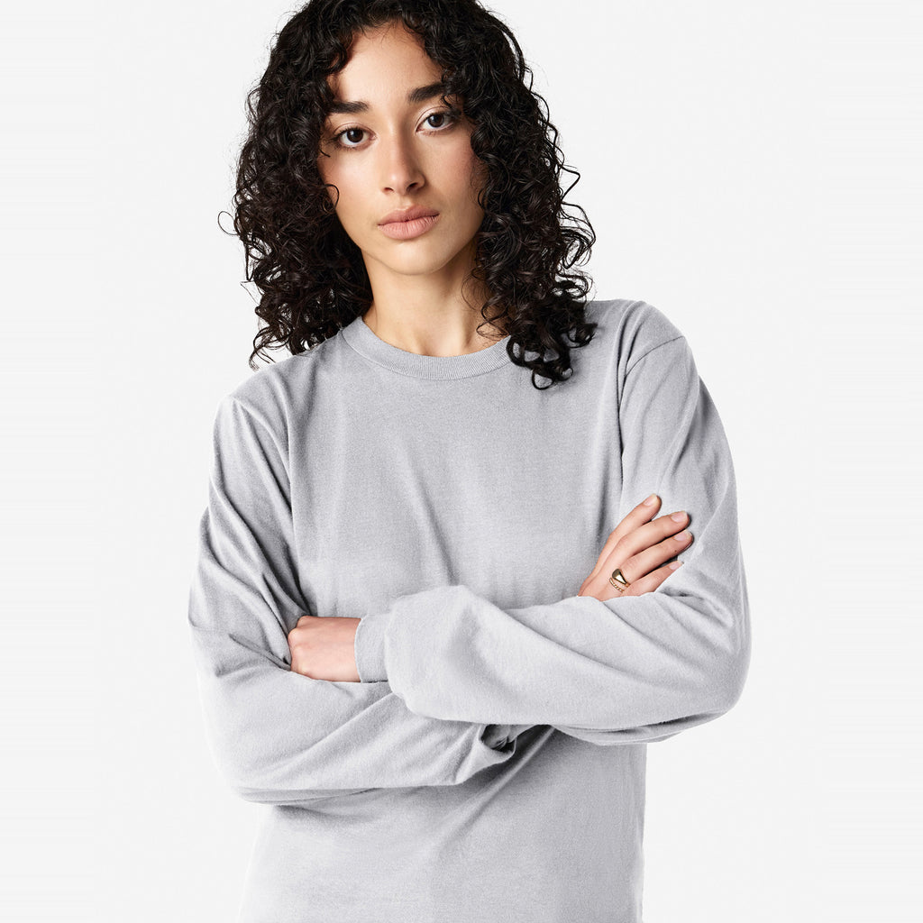 Cotton Long Sleeve Fine Jersey T-shirt